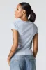 T-shirt ajusté à imprimé Papillon avec pierres du Rhin sold by Urban Planet