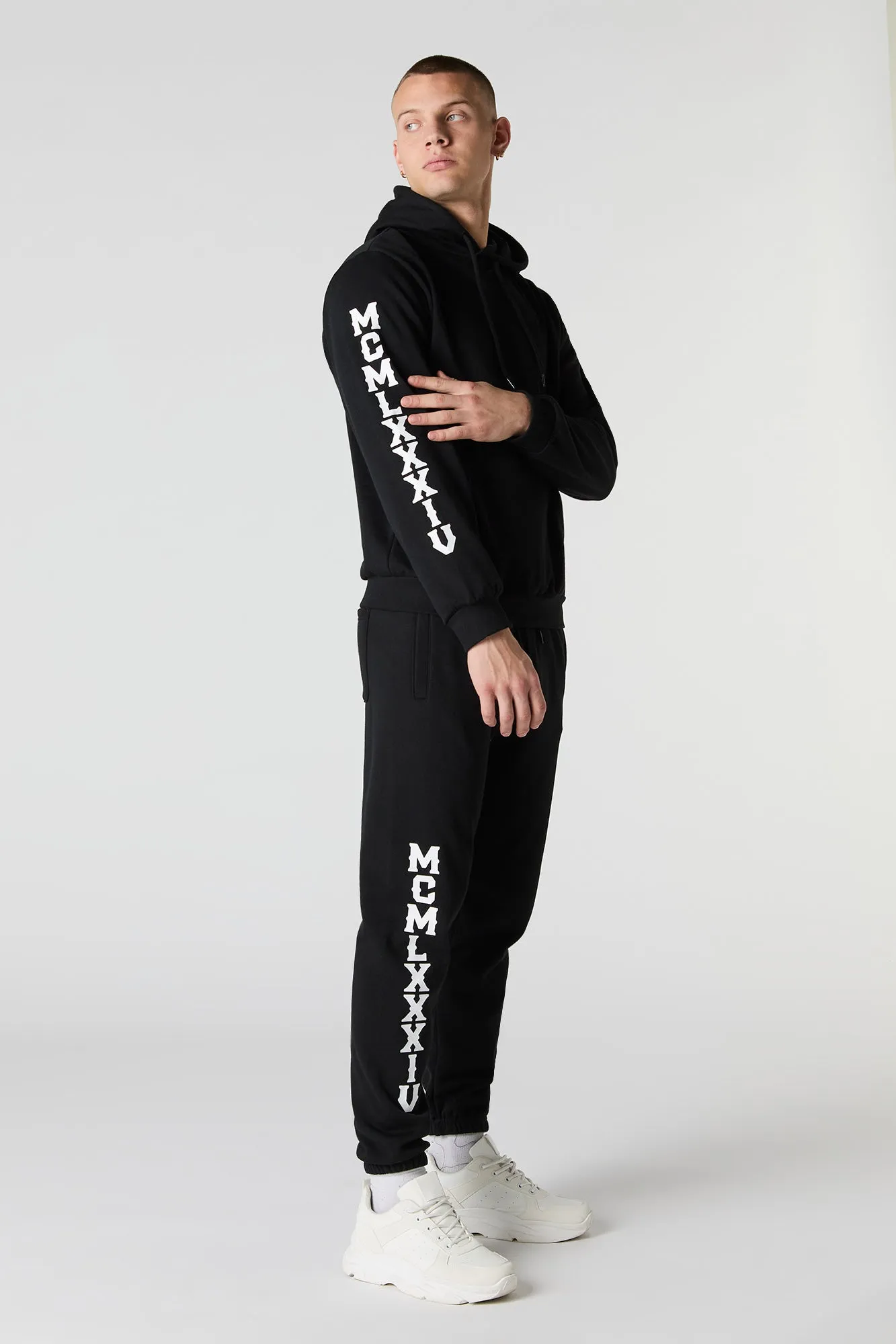 Arm Graphic Fleece Hoodie sold by Urban Planet product image thumbnail 3