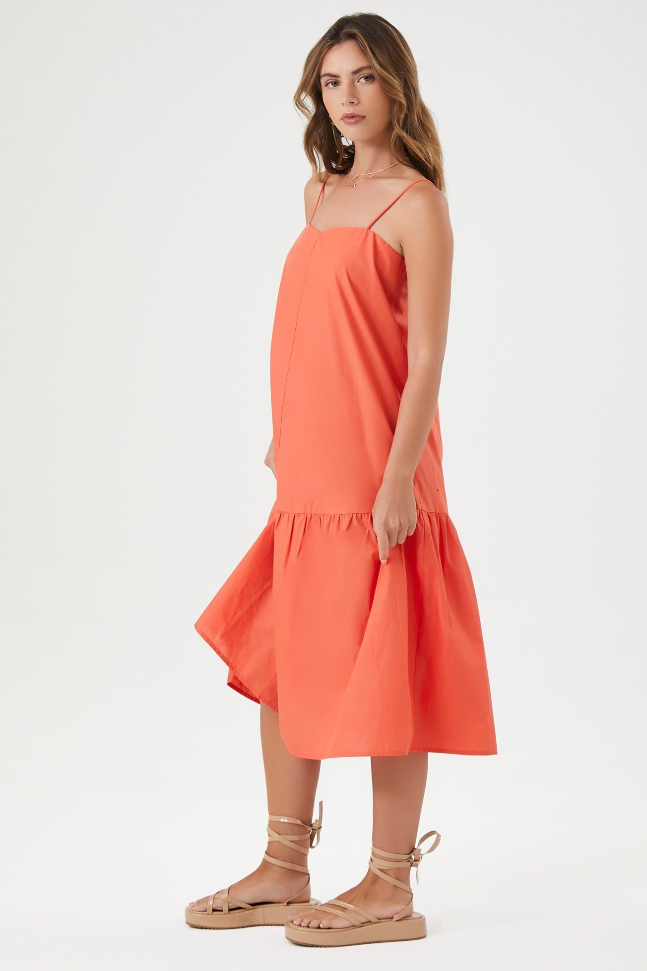Robe-camisole midi volantée sold by Urban Planet product image thumbnail 8
