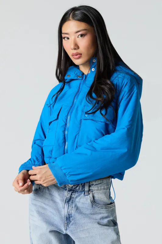 Blouson aviateur à capuchon en nylon made by Urban Planet