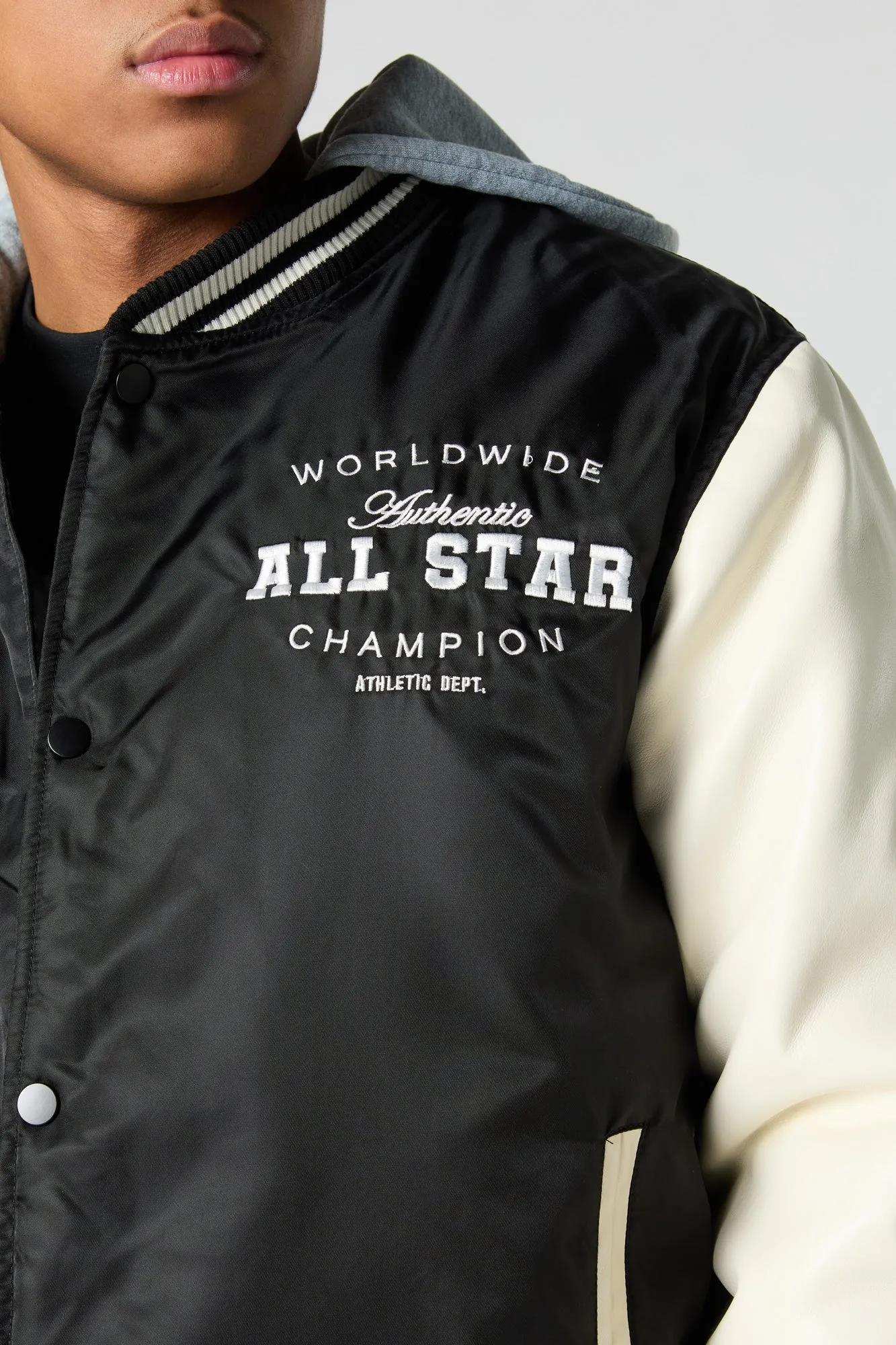 LA Champions Embroidered Varsity Jacket sold by Urban Planet product image thumbnail 4