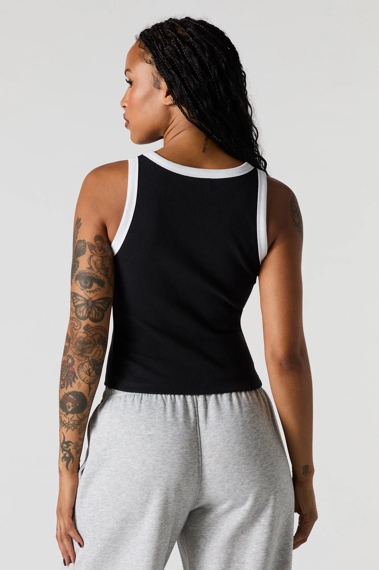 Ribbed Tank sold by Urban Planet product image thumbnail 5