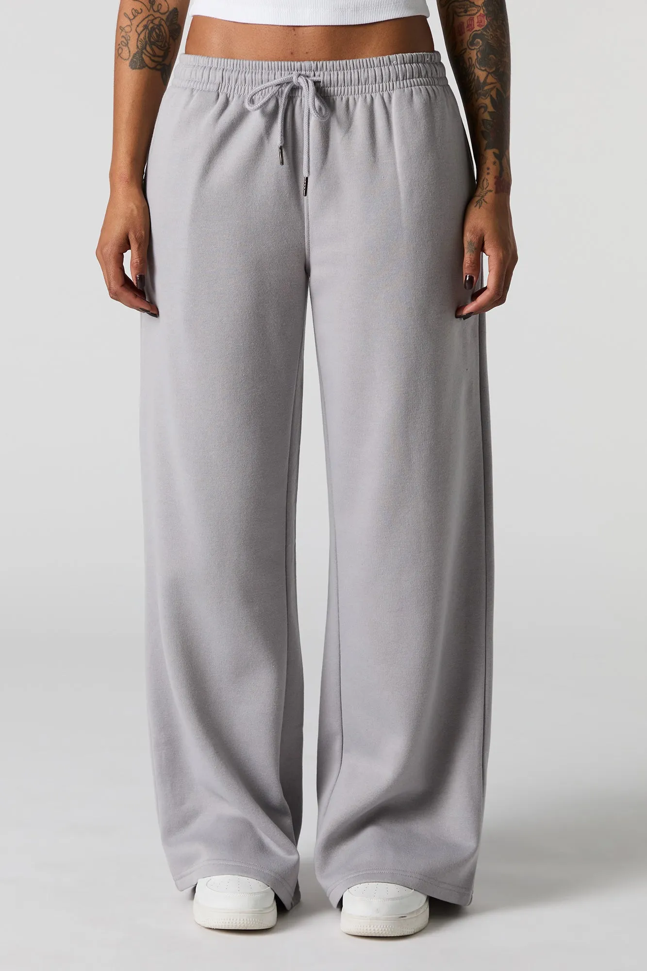 Pantalon d'entraînement à jambe large en molleton sold by Urban Planet product image thumbnail 5