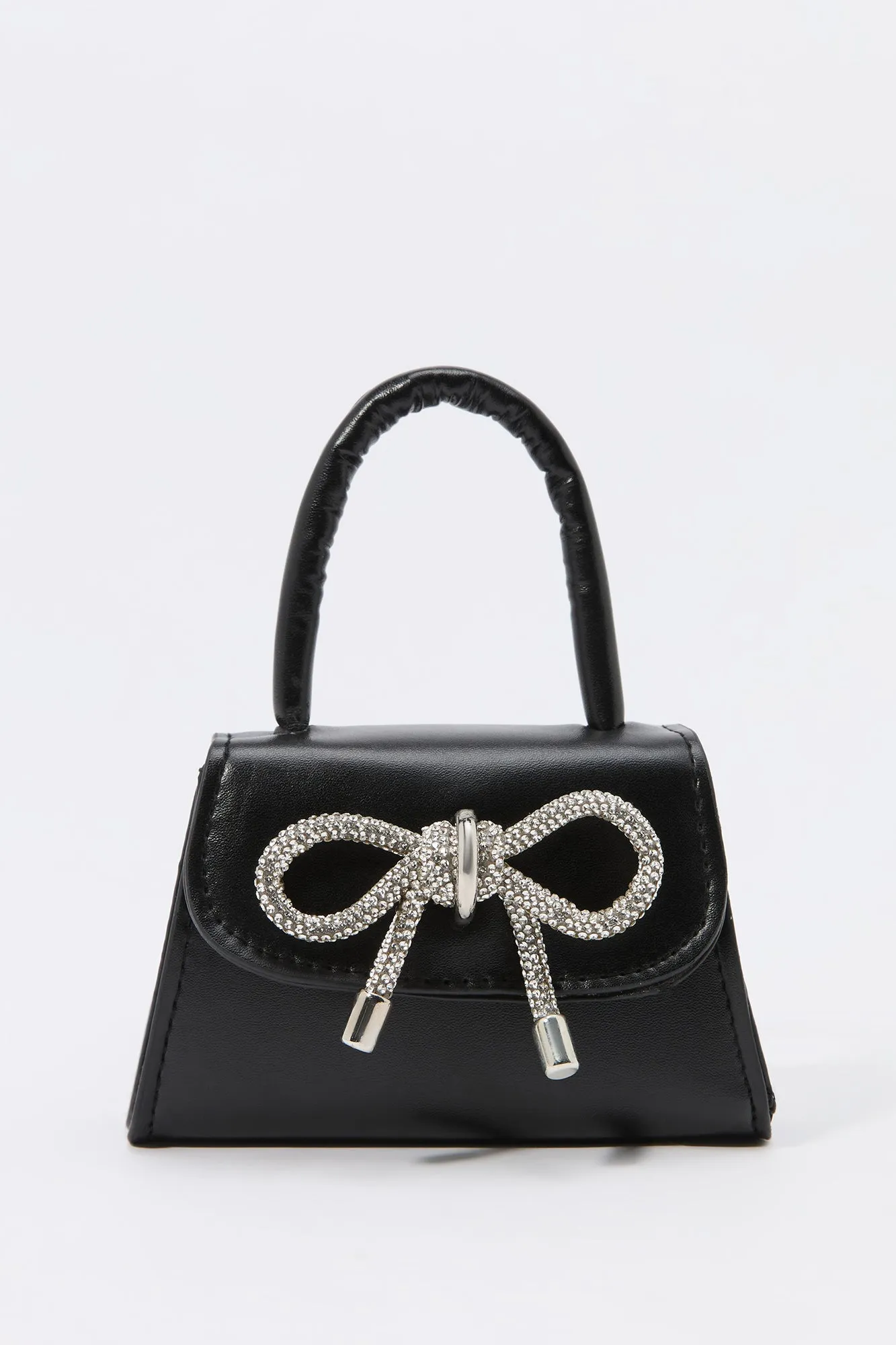 Rhinestone Bow Mini Purse sold by Urban Planet product image thumbnail 2