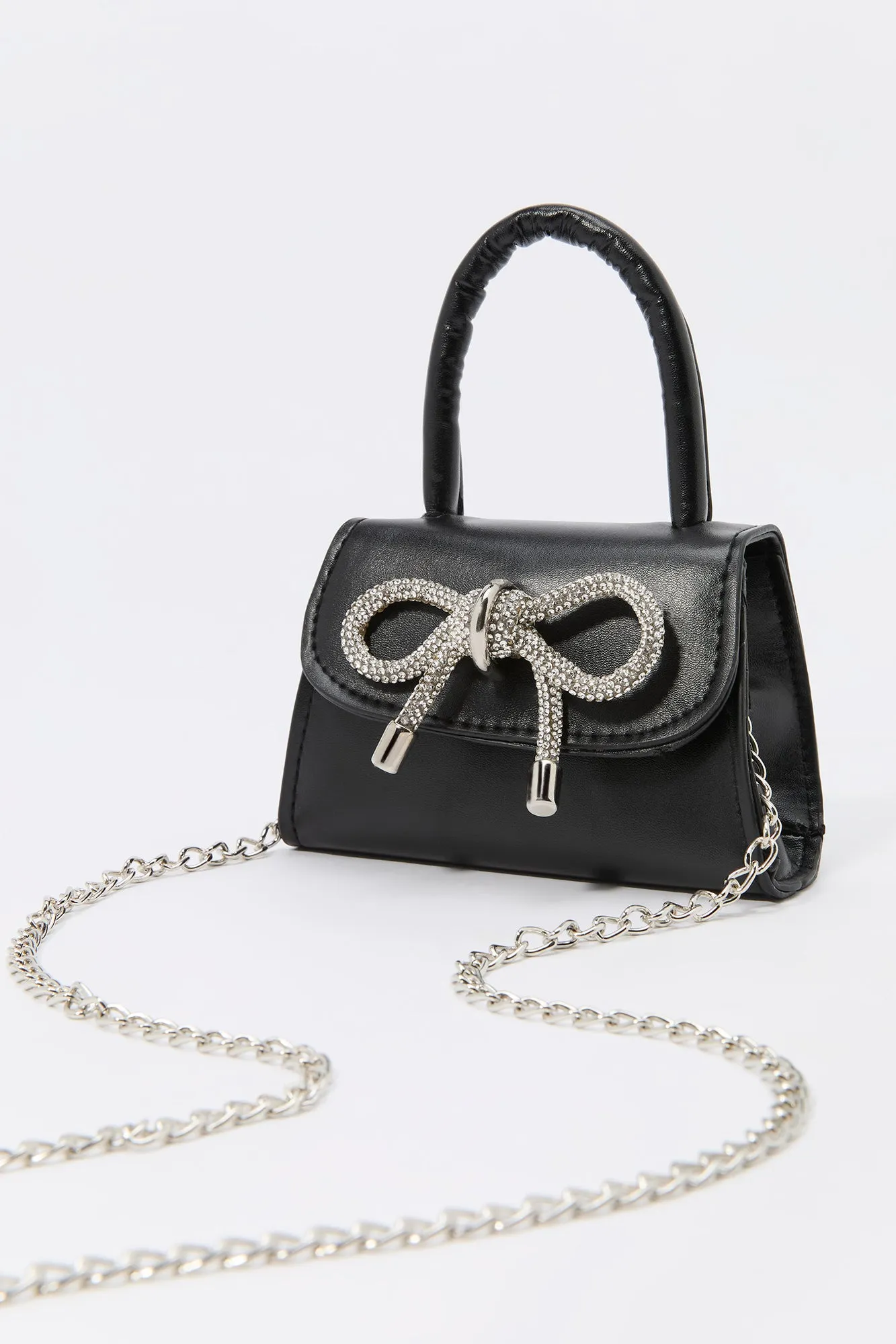 Rhinestone Bow Mini Purse sold by Urban Planet