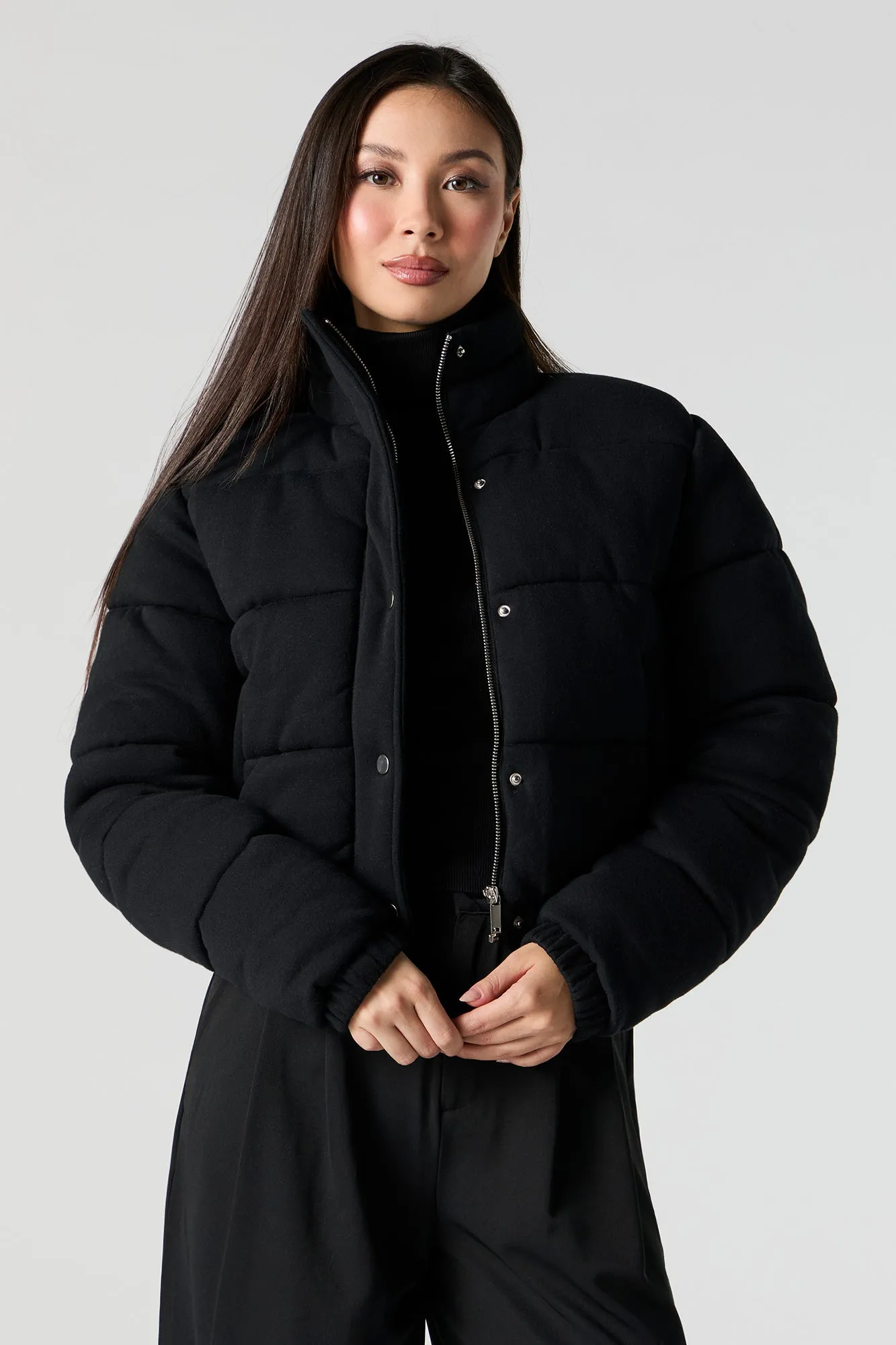 Manteau bouffant en molleton sold by Urban Planet