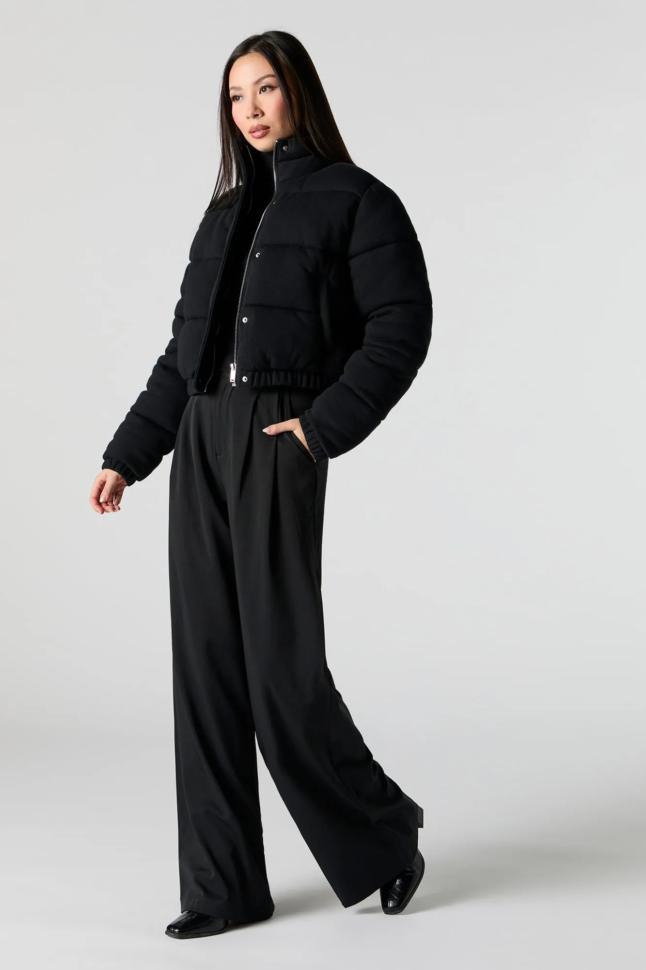 Manteau bouffant en molleton sold by Urban Planet product image thumbnail 3