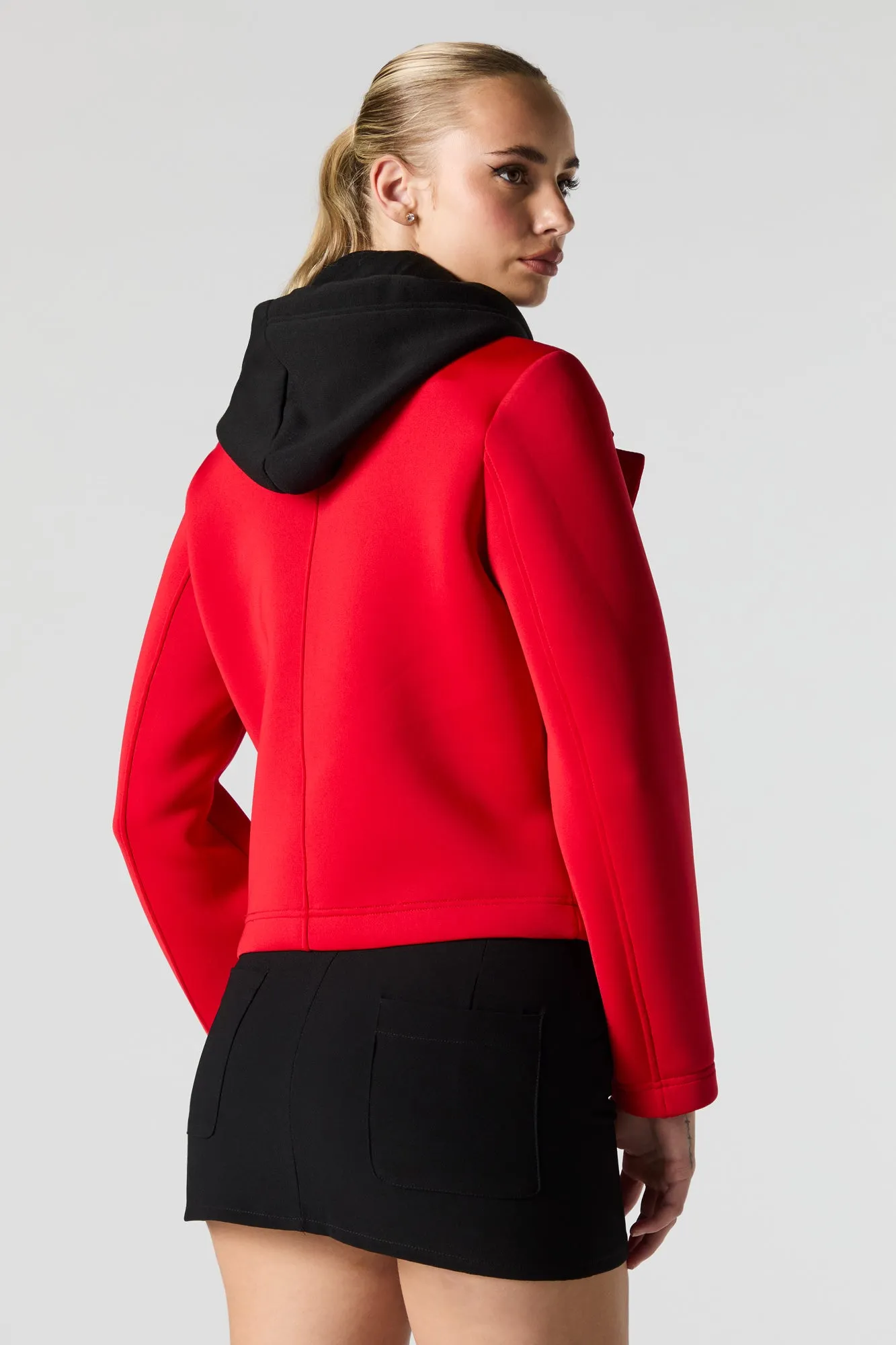 Manteau scuba court à capuchon sold by Urban Planet product image thumbnail 2