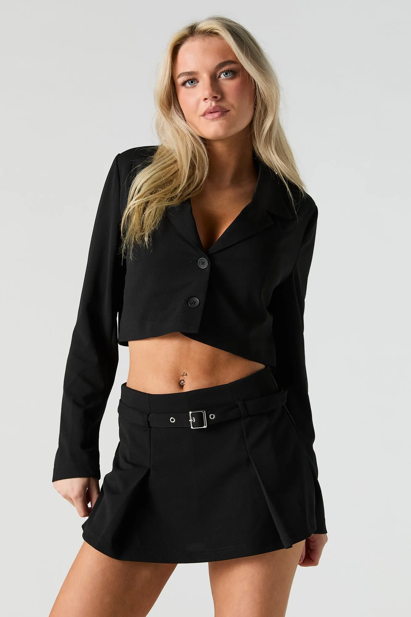 Belted Mini Skort sold by Urban Planet product image thumbnail 4