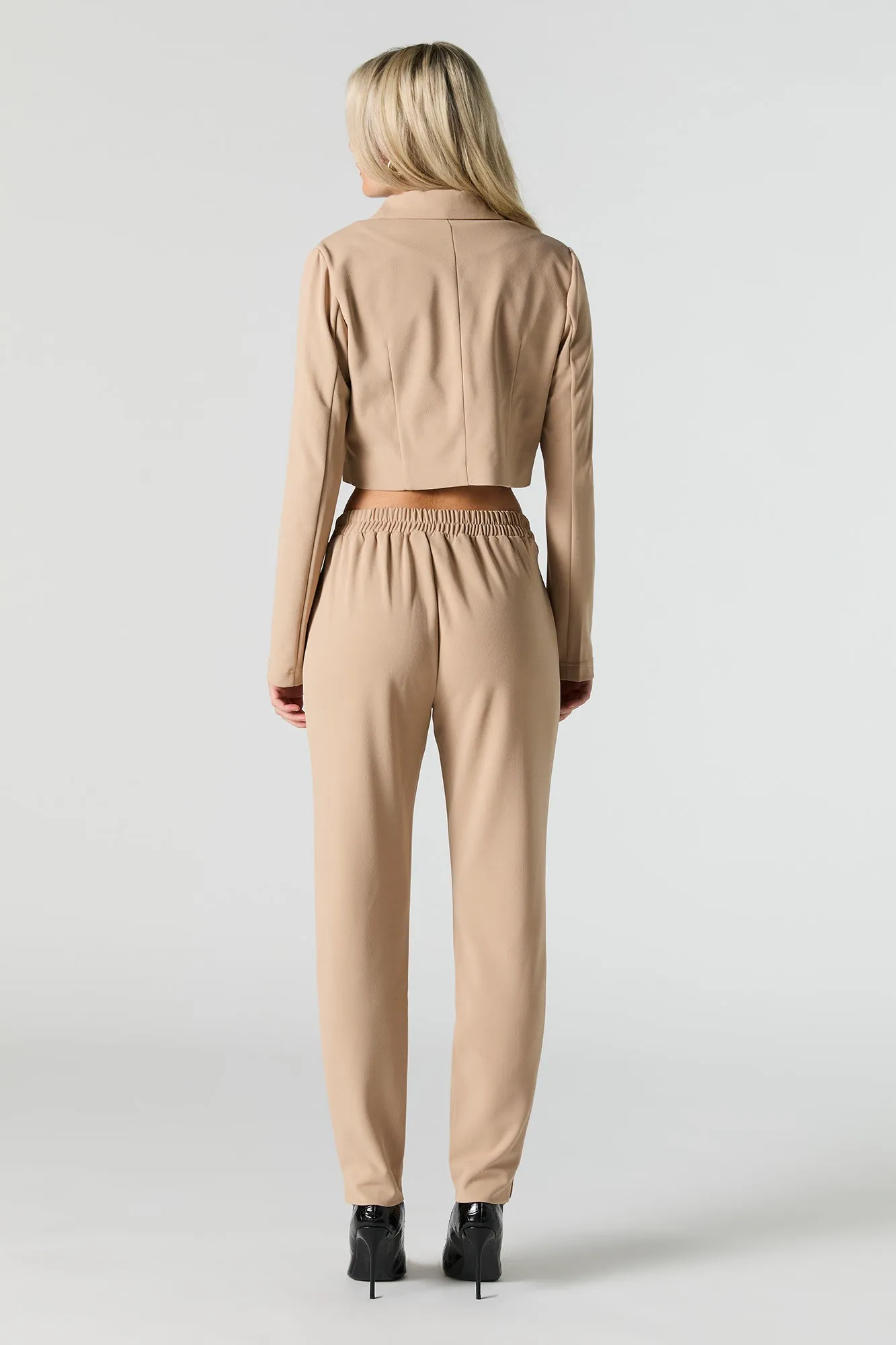 Pantalon habillé mince avec ceinture sold by Urban Planet product image thumbnail 3