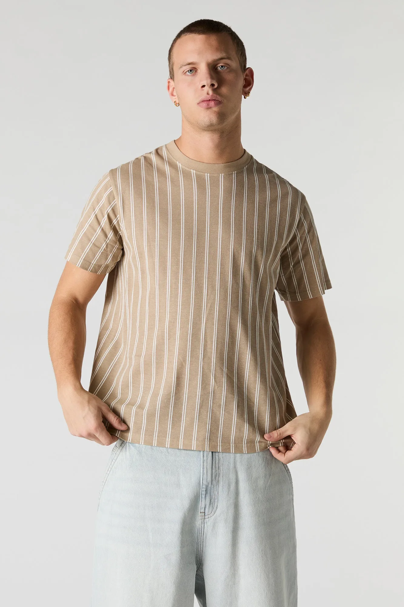 T-shirt ras du cou rayé sold by Urban Planet