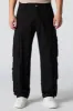 Pantalon cargo à jambe droite avec six poches sold by Urban Planet