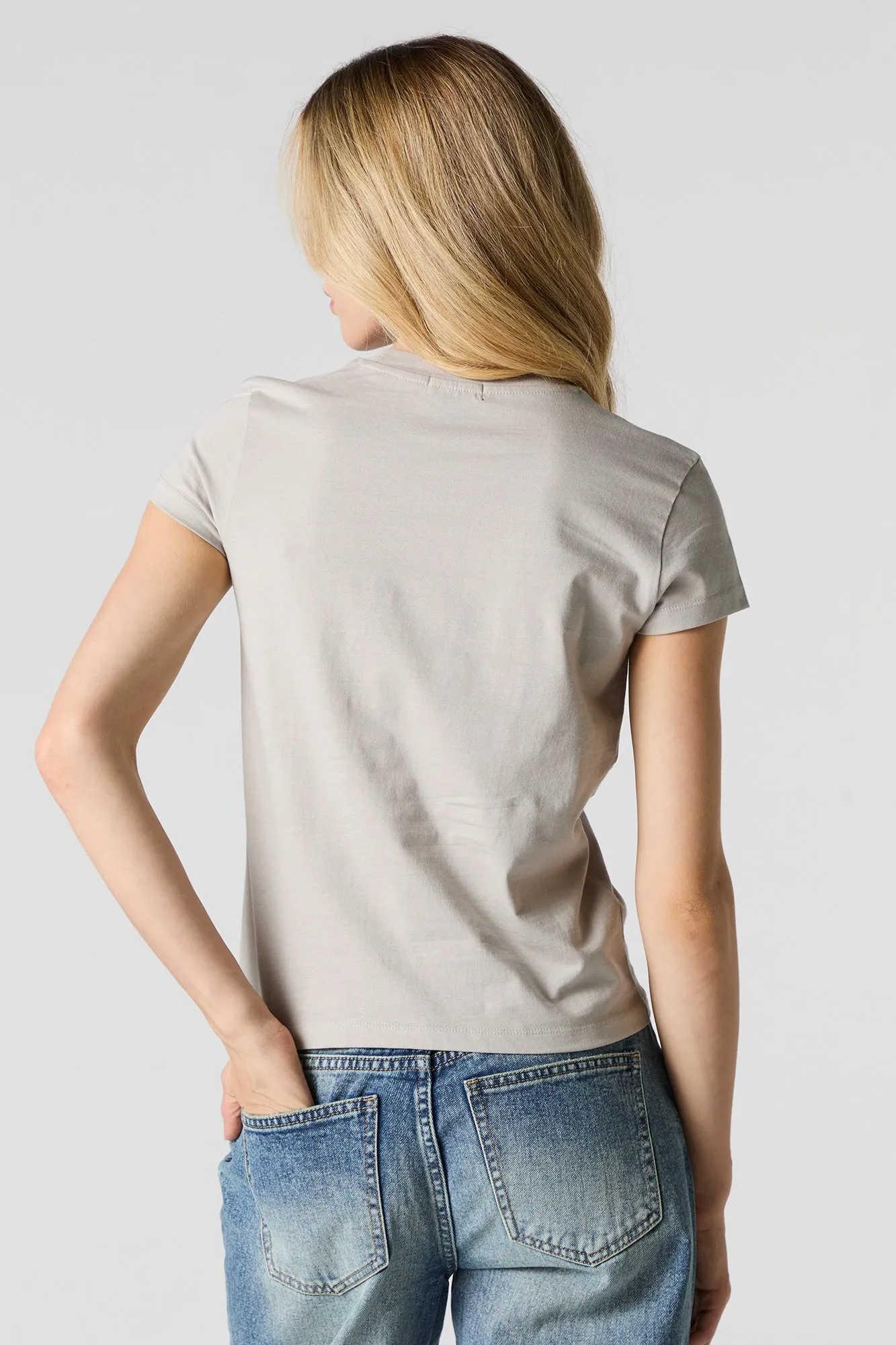 T-shirt ajusté à imprimé True Love sold by Urban Planet product image thumbnail 2