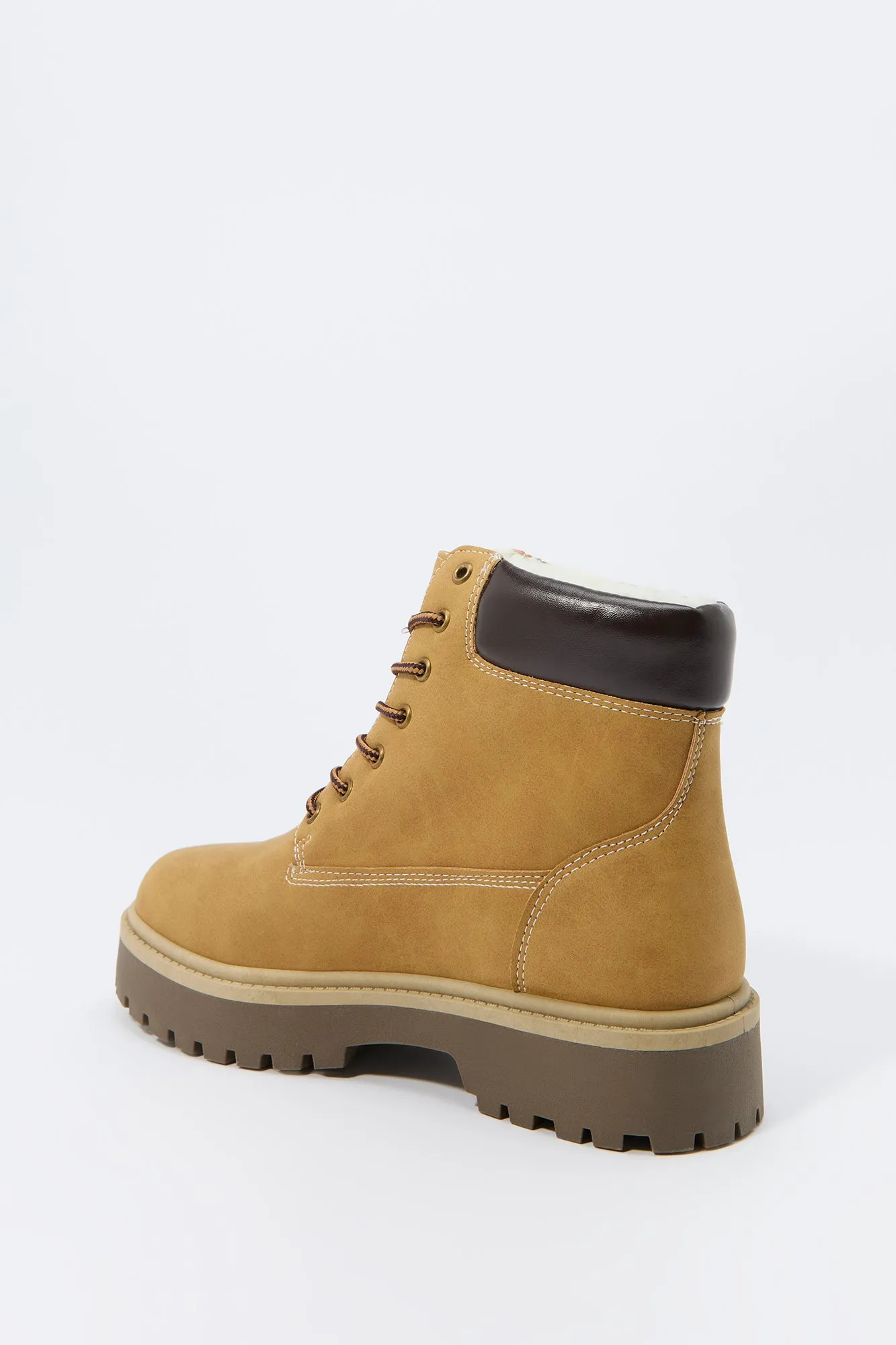 Faux Fur Lined Hiking Boot sold by Urban Planet product image thumbnail 4