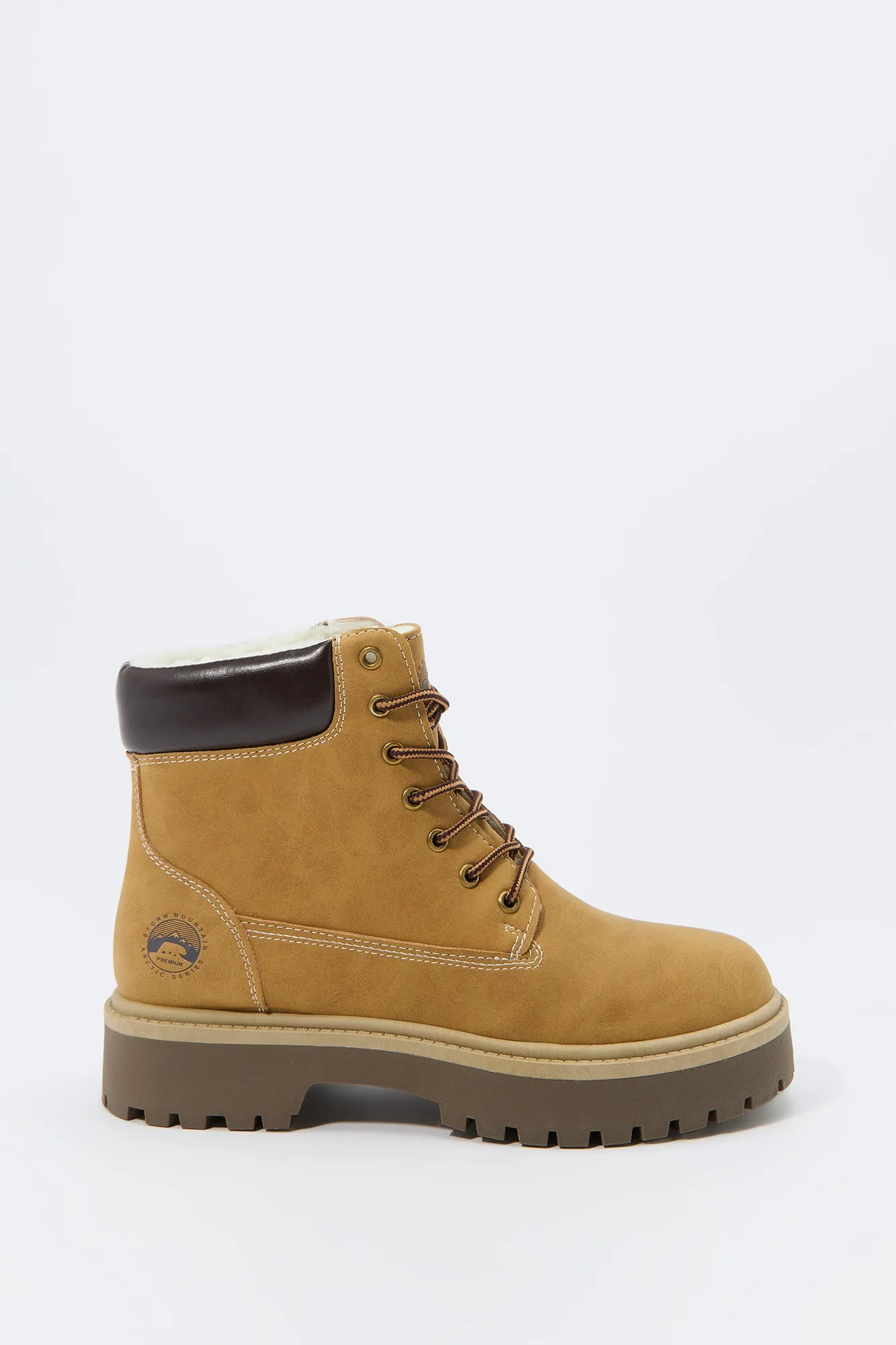 Faux Fur Lined Hiking Boot sold by Urban Planet product image thumbnail 2