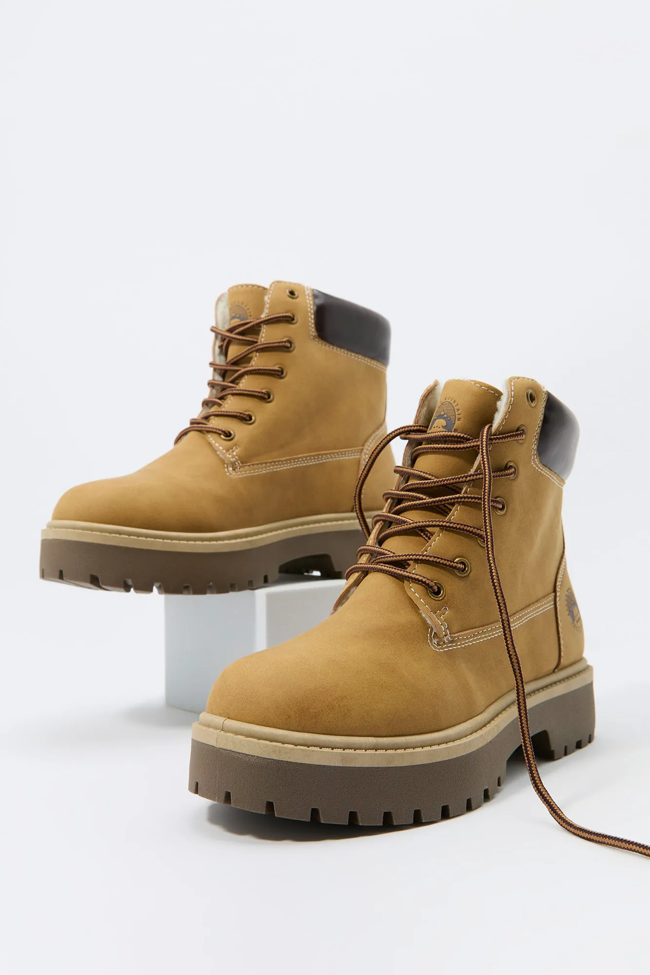 Faux Fur Lined Hiking Boot sold by Urban Planet