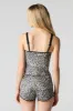 Ribbed Lace Trim Tank & Short 2 Piece Pajama Set sold by Urban Planet