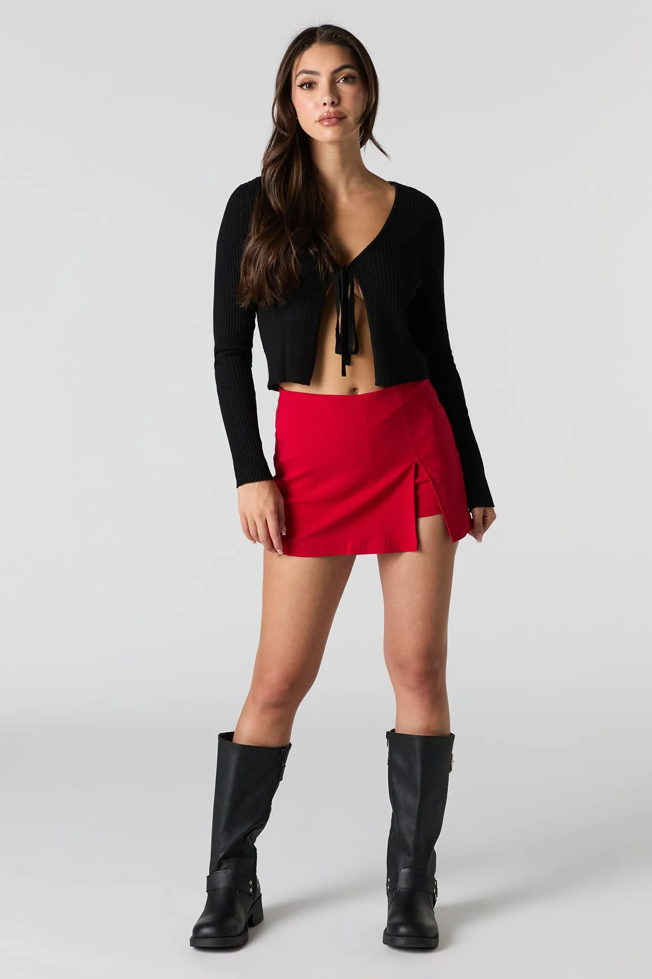Slit Mini Skort sold by Urban Planet product image thumbnail 3