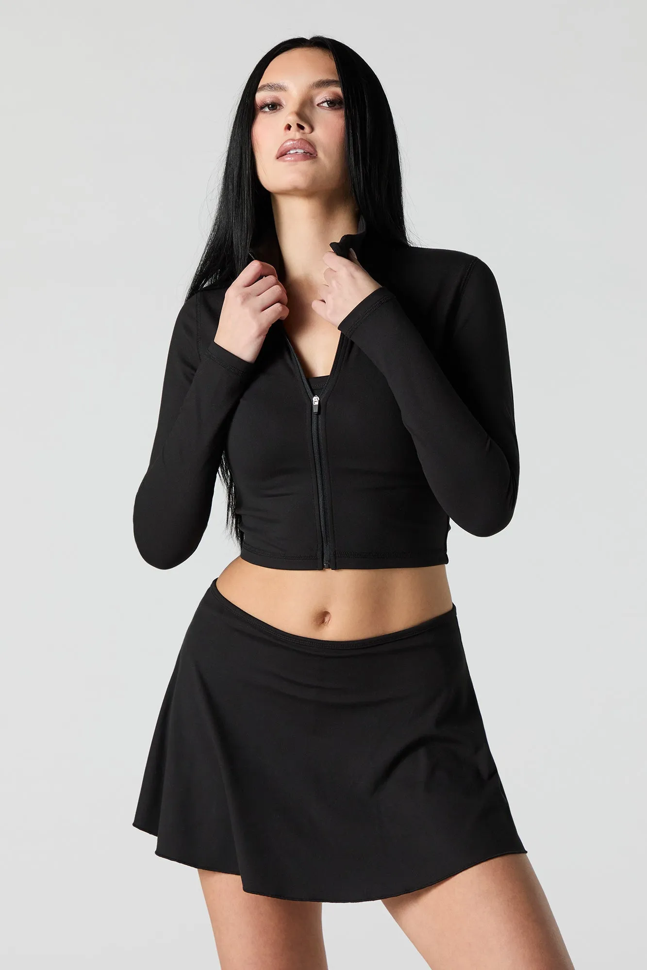Active Zip-Up Long Sleeve Top sold by Urban Planet product image thumbnail 4