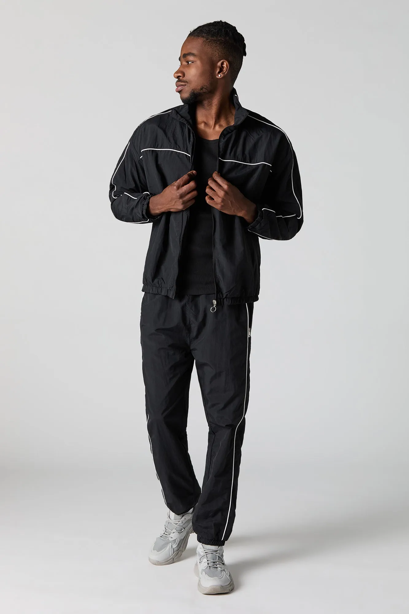 Active Nylon Zip-Up Jacket sold by Urban Planet product image thumbnail 3