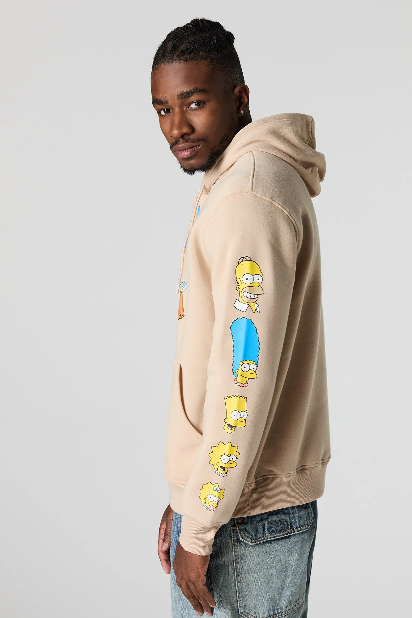 The Simpsons Graphic Fleece Hoodie sold by Urban Planet product image thumbnail 4
