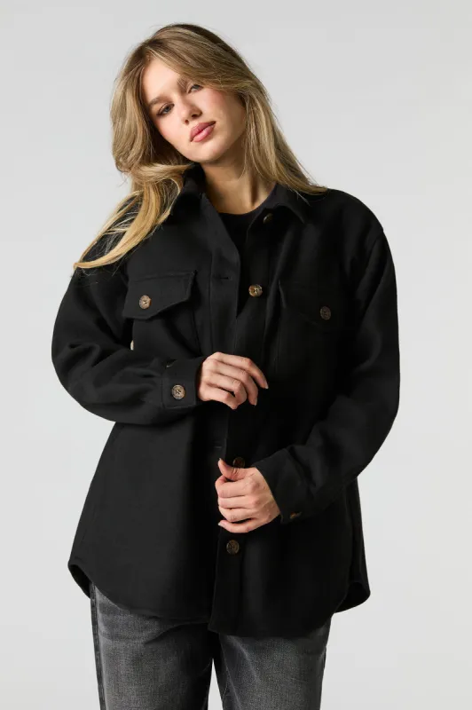 Fleece Shacket sold by Urban Planet