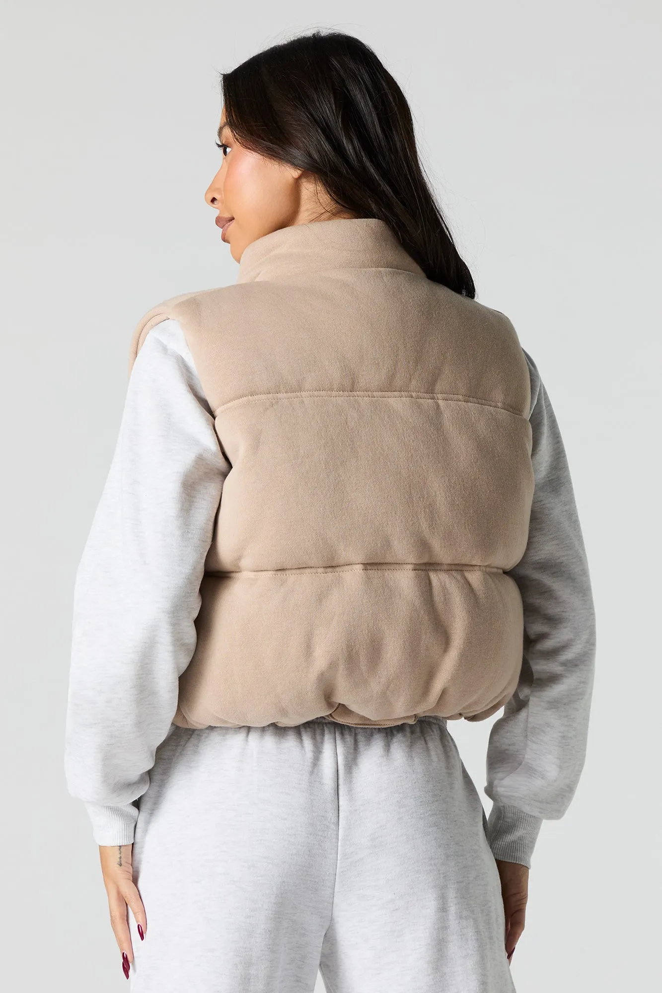 Fleece Puffer Vest sold by Urban Planet product image thumbnail 2
