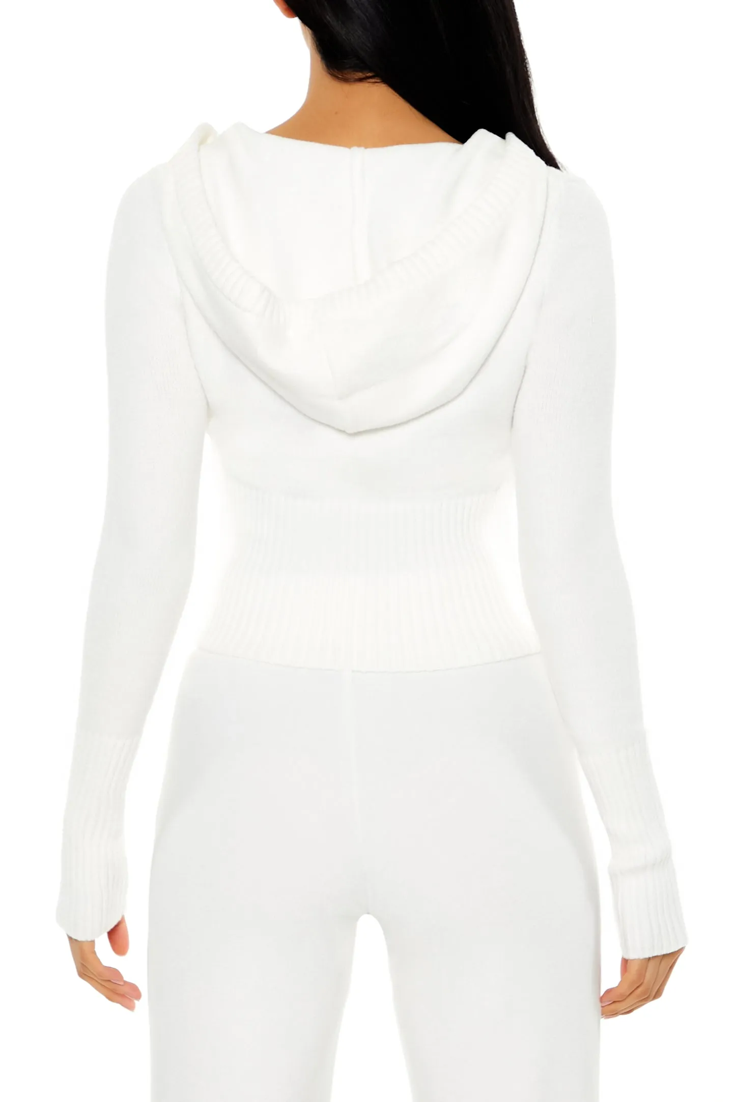 Ribbed Knit Zip-Up Sweater sold by Urban Planet product image thumbnail 5