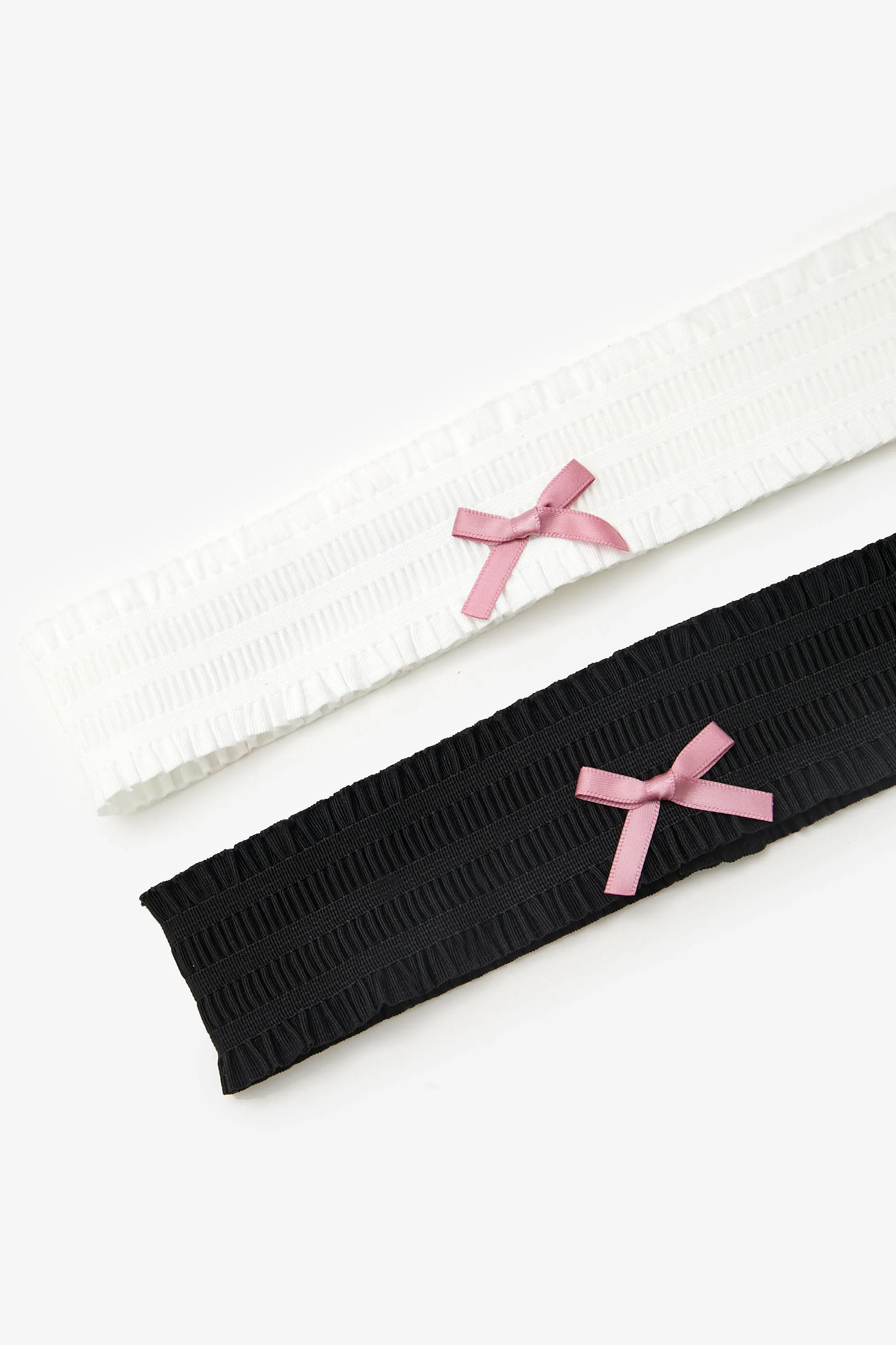 Ruffled Bow Headwrap Set (2 Pcs) sold by Urban Planet product image thumbnail 3