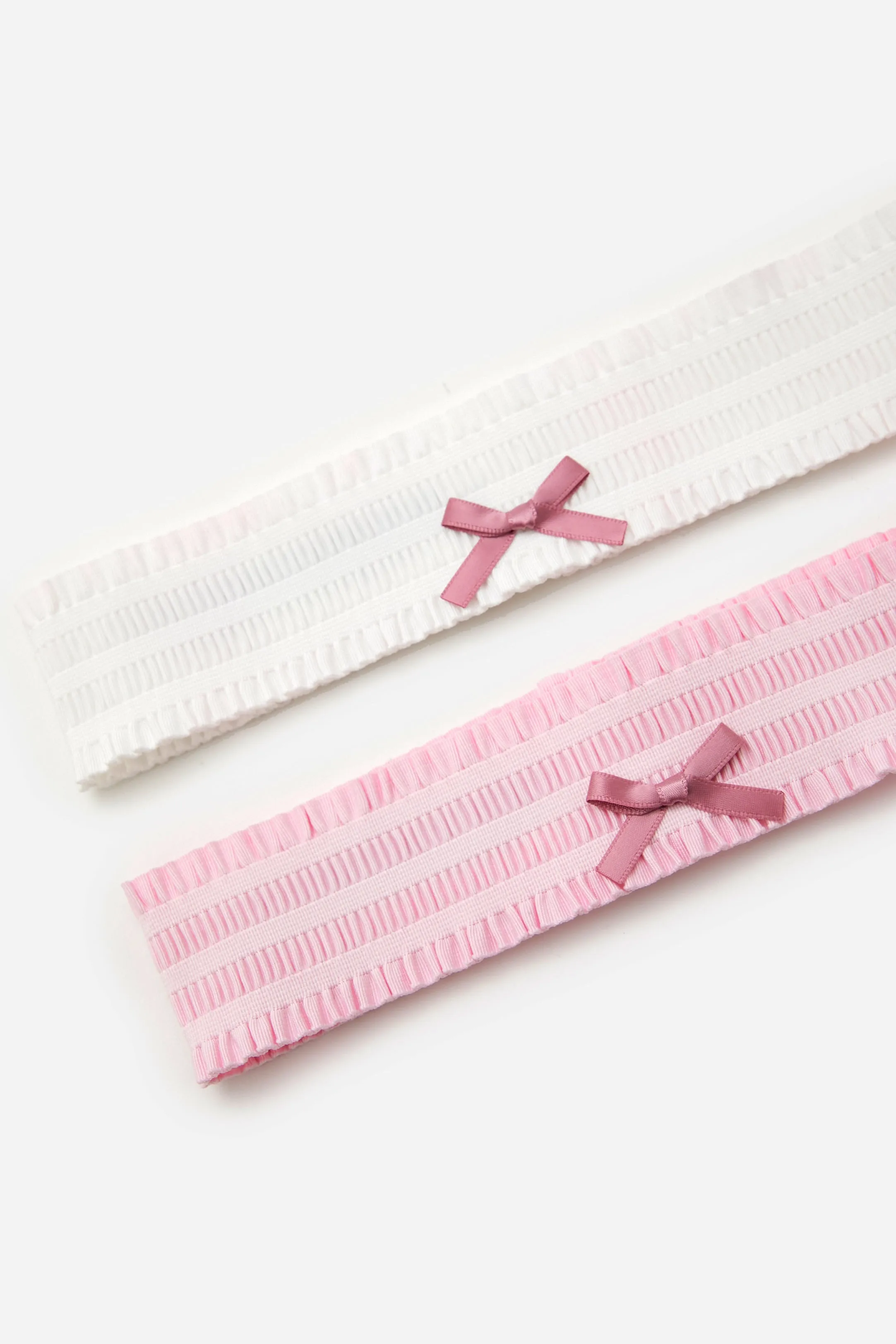Ruffled Bow Headwrap Set (2 Pcs) sold by Urban Planet