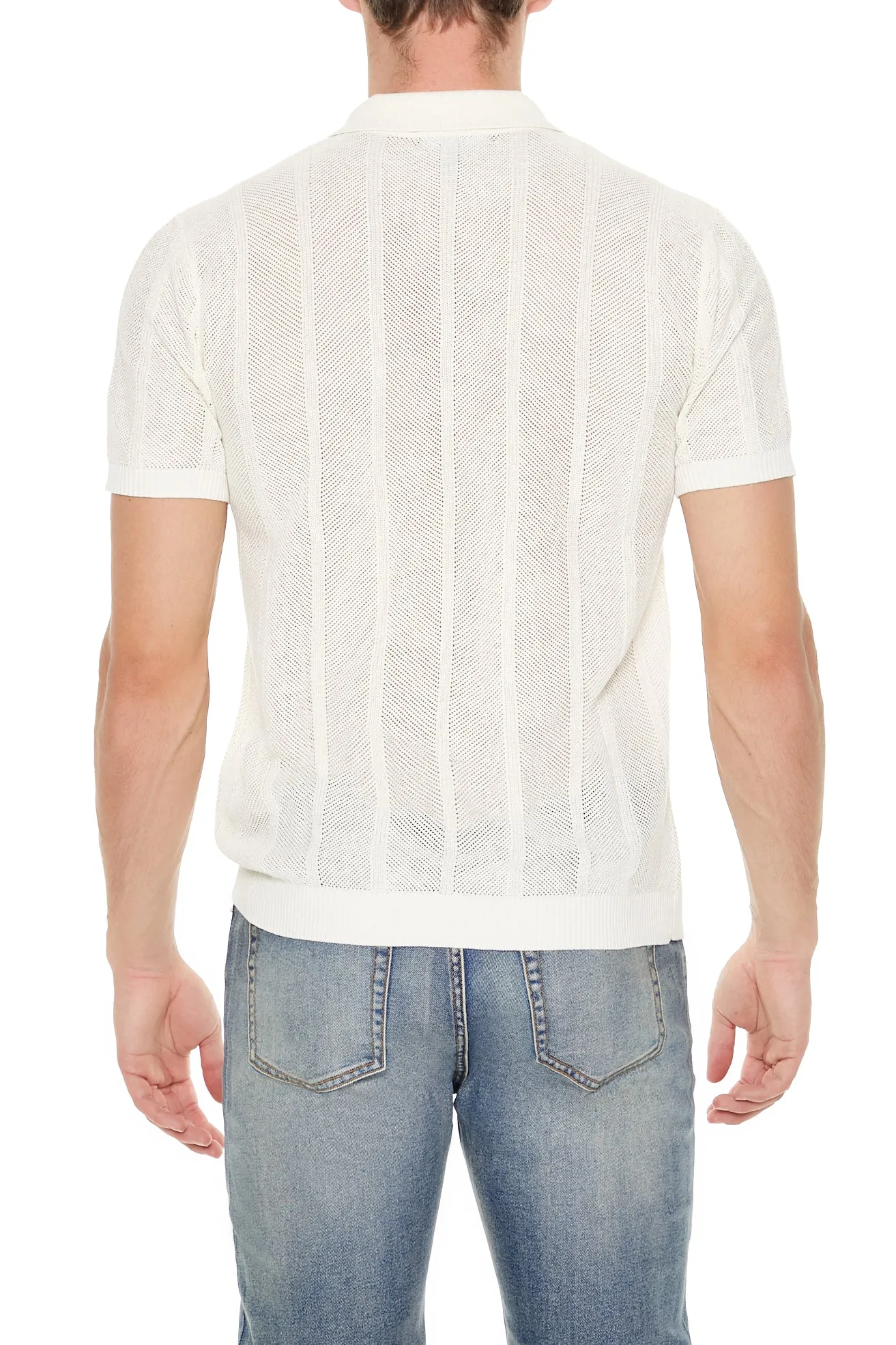 Crochet Knit Polo Top sold by Urban Planet product image thumbnail 2