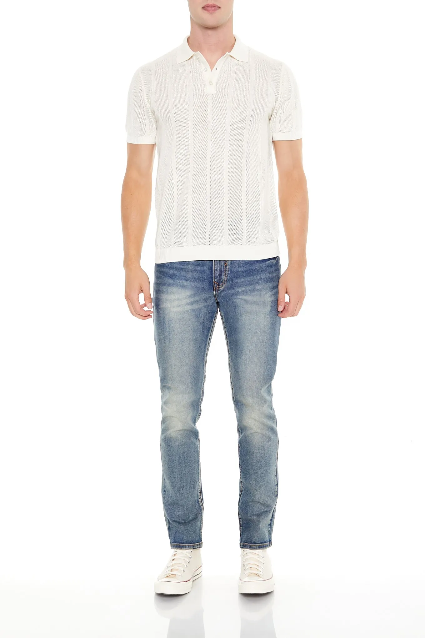 Haut polo en tricot crocheté sold by Urban Planet product image thumbnail 3