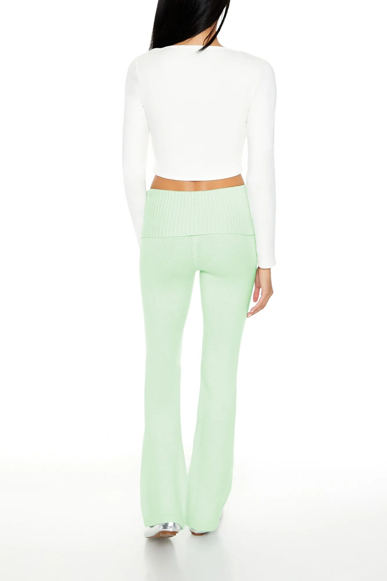 Knit High-Rise Flare Pant sold by Urban Planet product image thumbnail 3