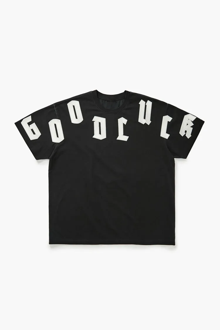 T-shirt avec applique brodée Good Luck sold by Urban Planet