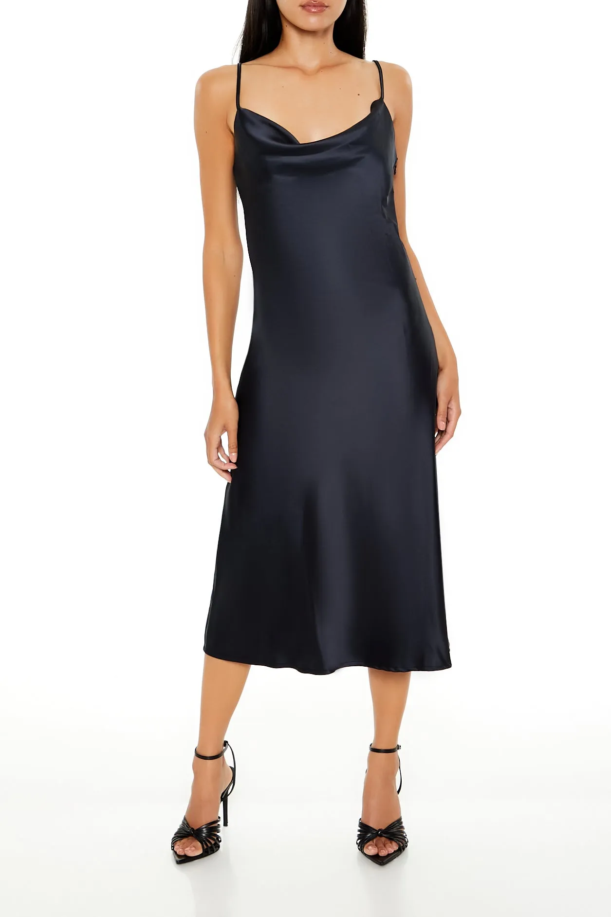 Cowl Neck Midi Slip Dress sold by Urban Planet product image thumbnail 4