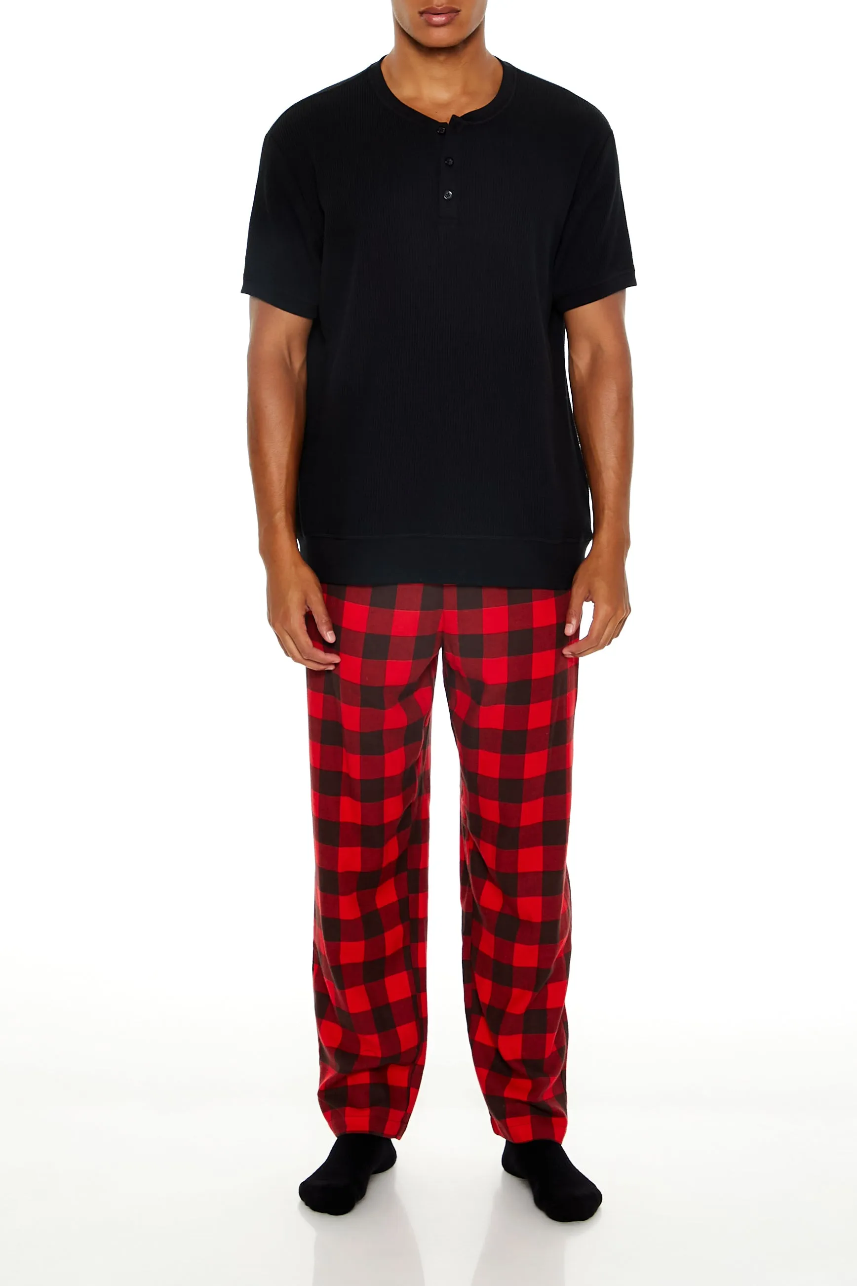 Plaid Flannel Pajama Pants sold by Urban Planet product image thumbnail 2
