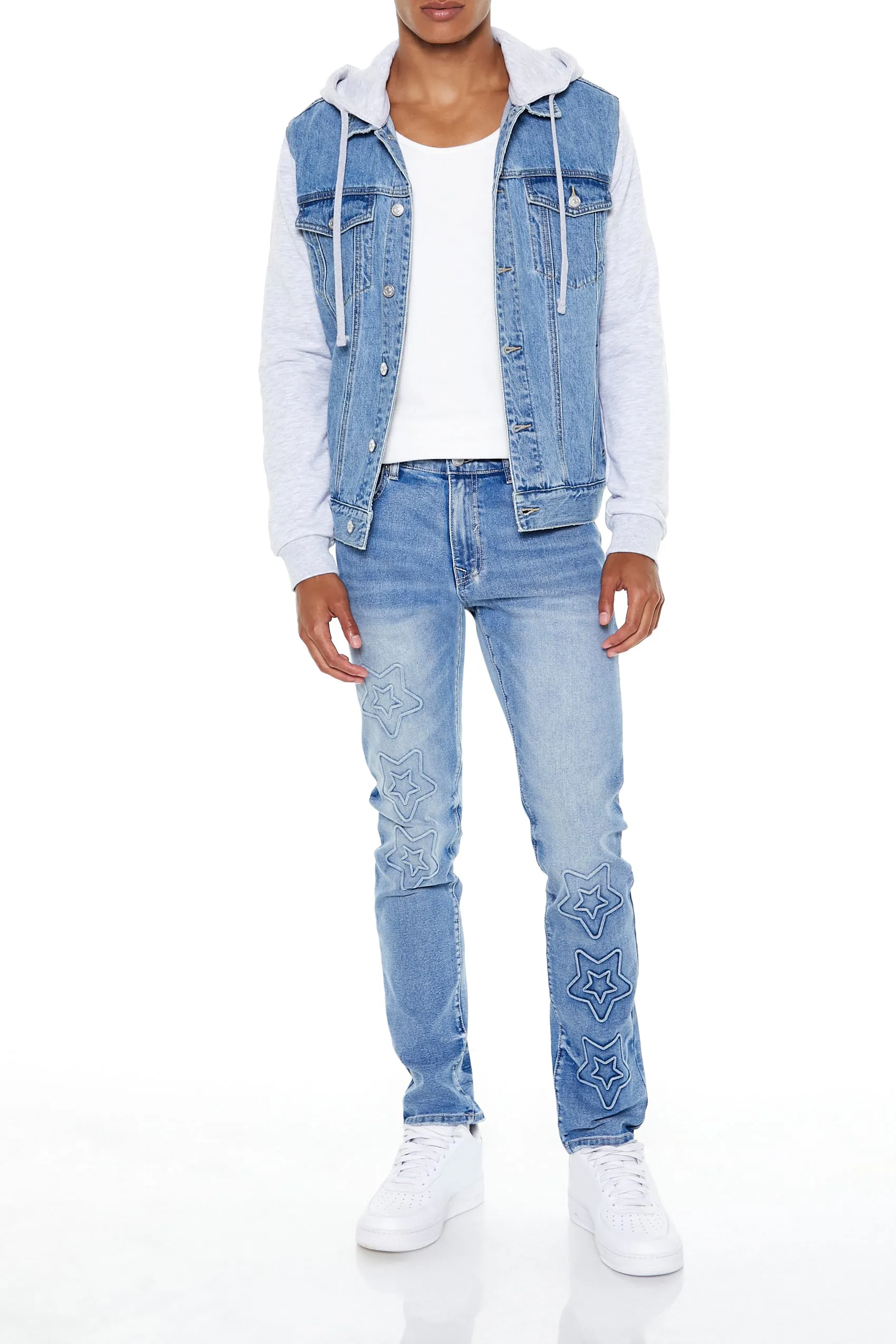 Textured Star Skinny Jeans sold by Urban Planet product image thumbnail 2