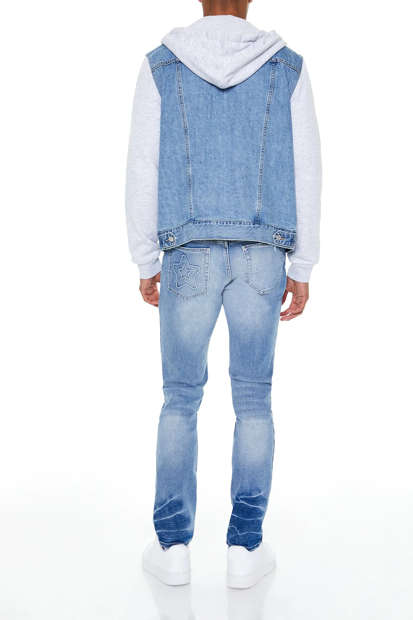 Textured Star Skinny Jeans sold by Urban Planet product image thumbnail 3