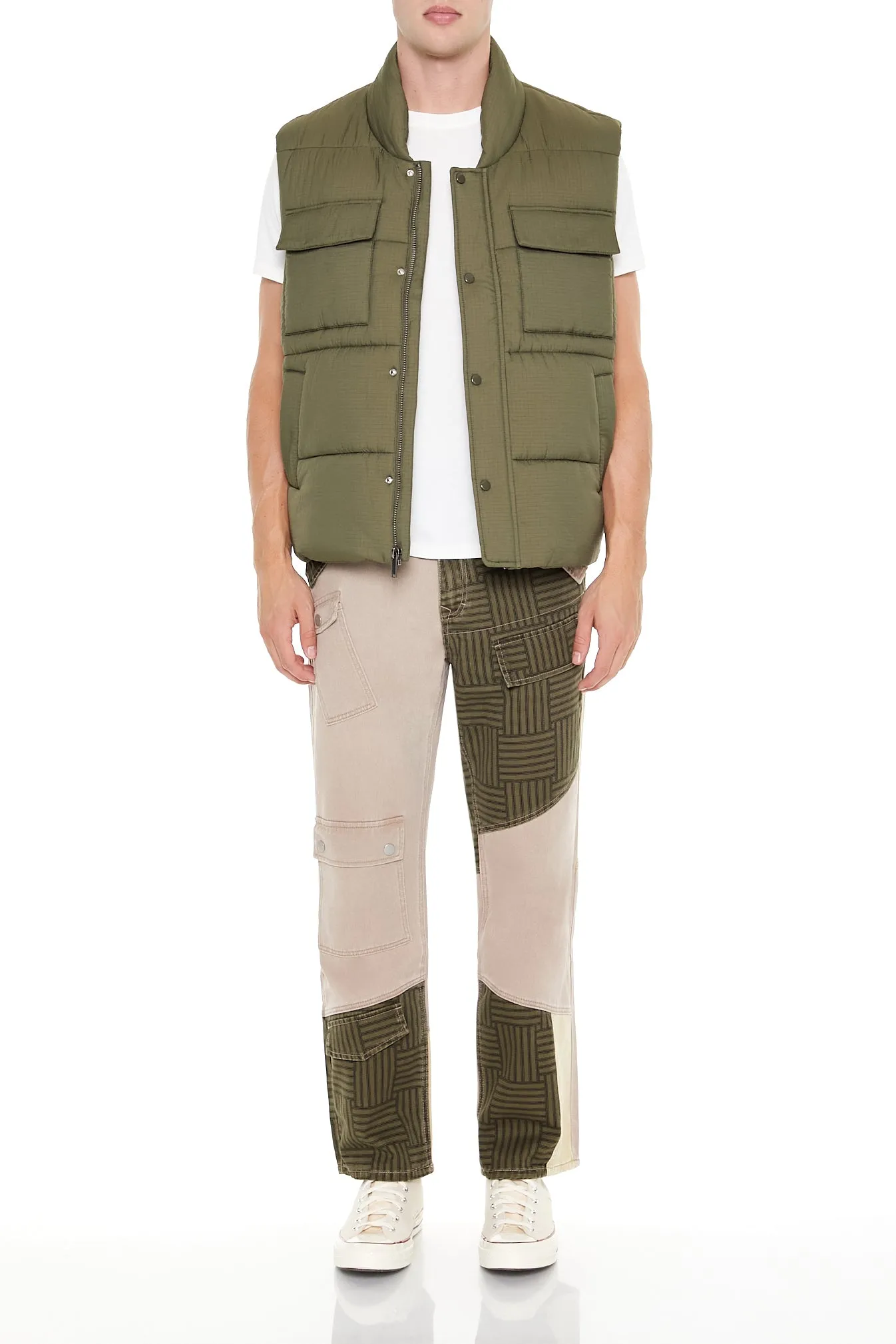 Utility Zip-Up Pocket Vest sold by Urban Planet product image thumbnail 3