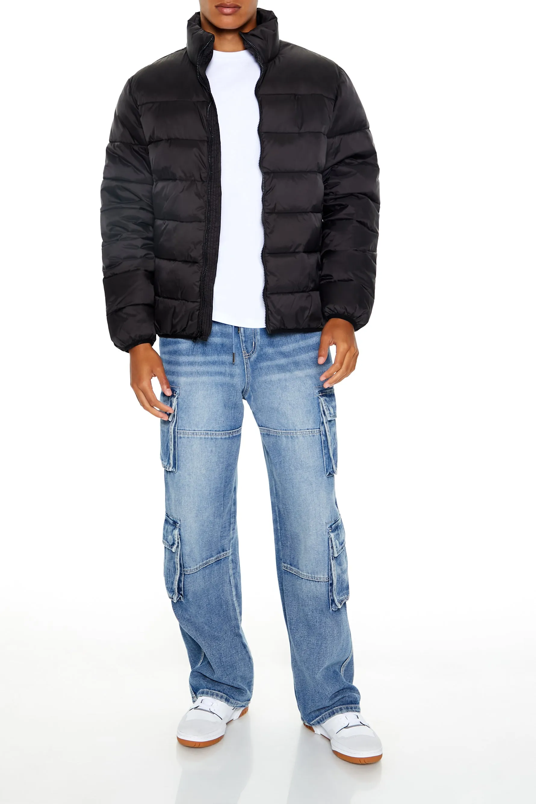 Packable Zip-Up Puffer Jacket sold by Urban Planet product image thumbnail 3