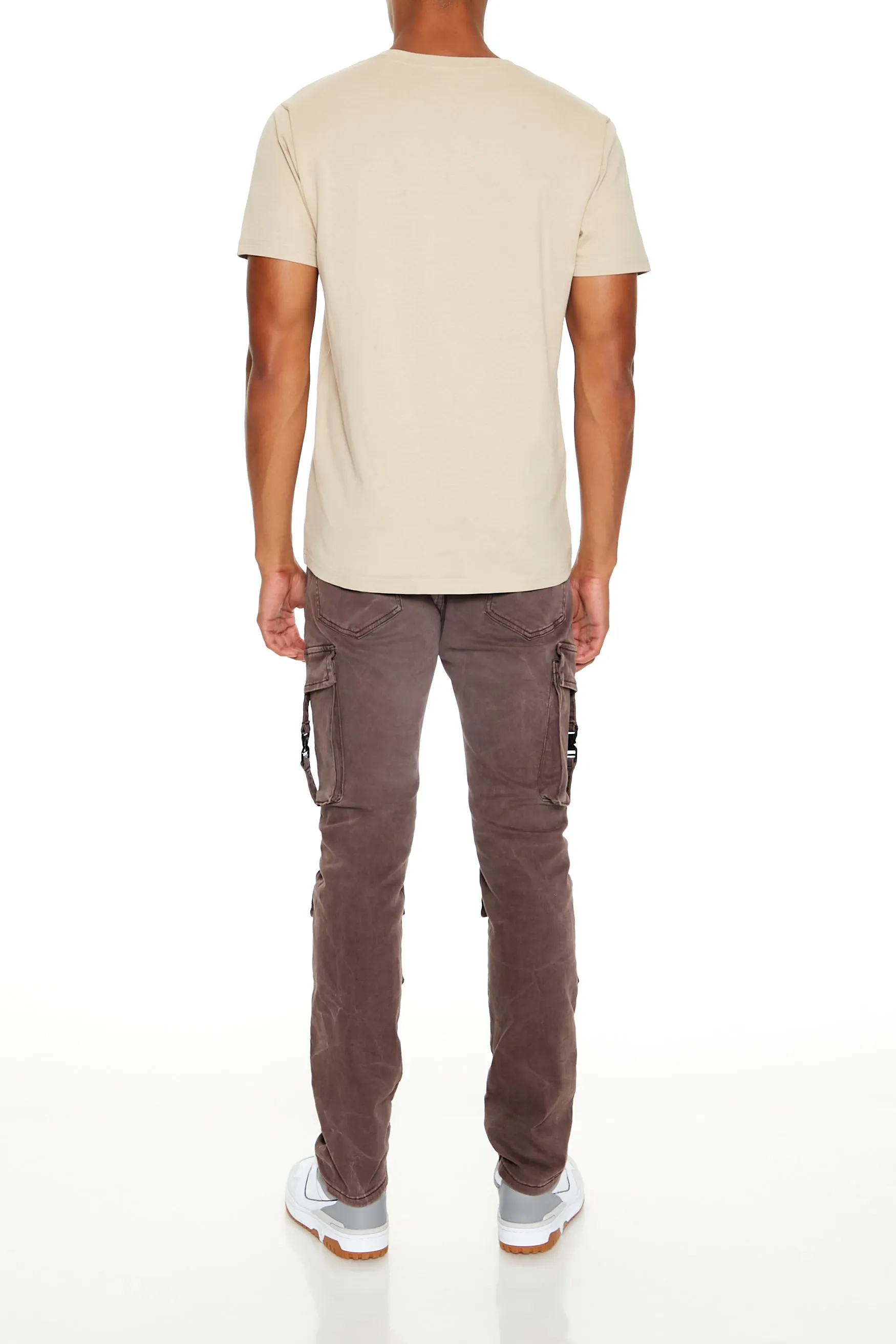 Distressed Mid-Rise Cargo Jean sold by Urban Planet product image thumbnail 3