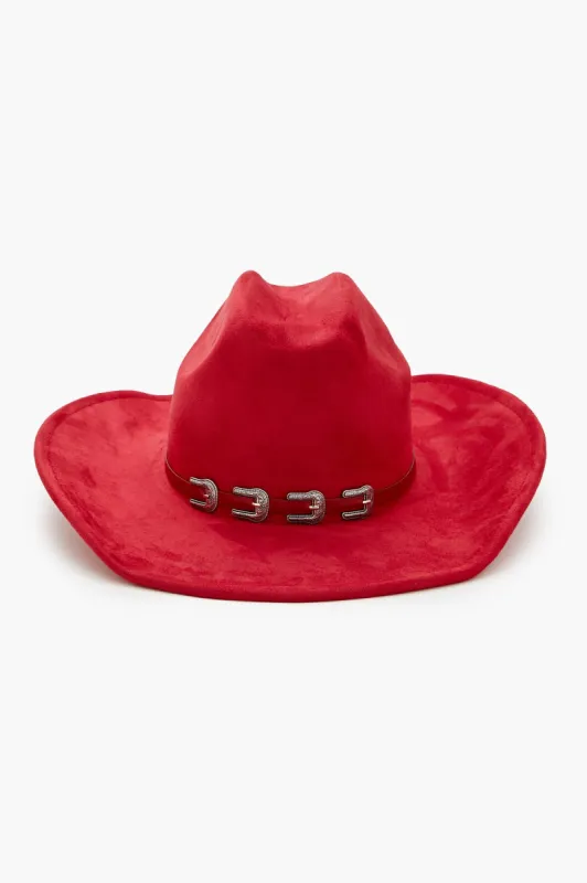 Buckled-Trim Cowboy Hat sold by Urban Planet