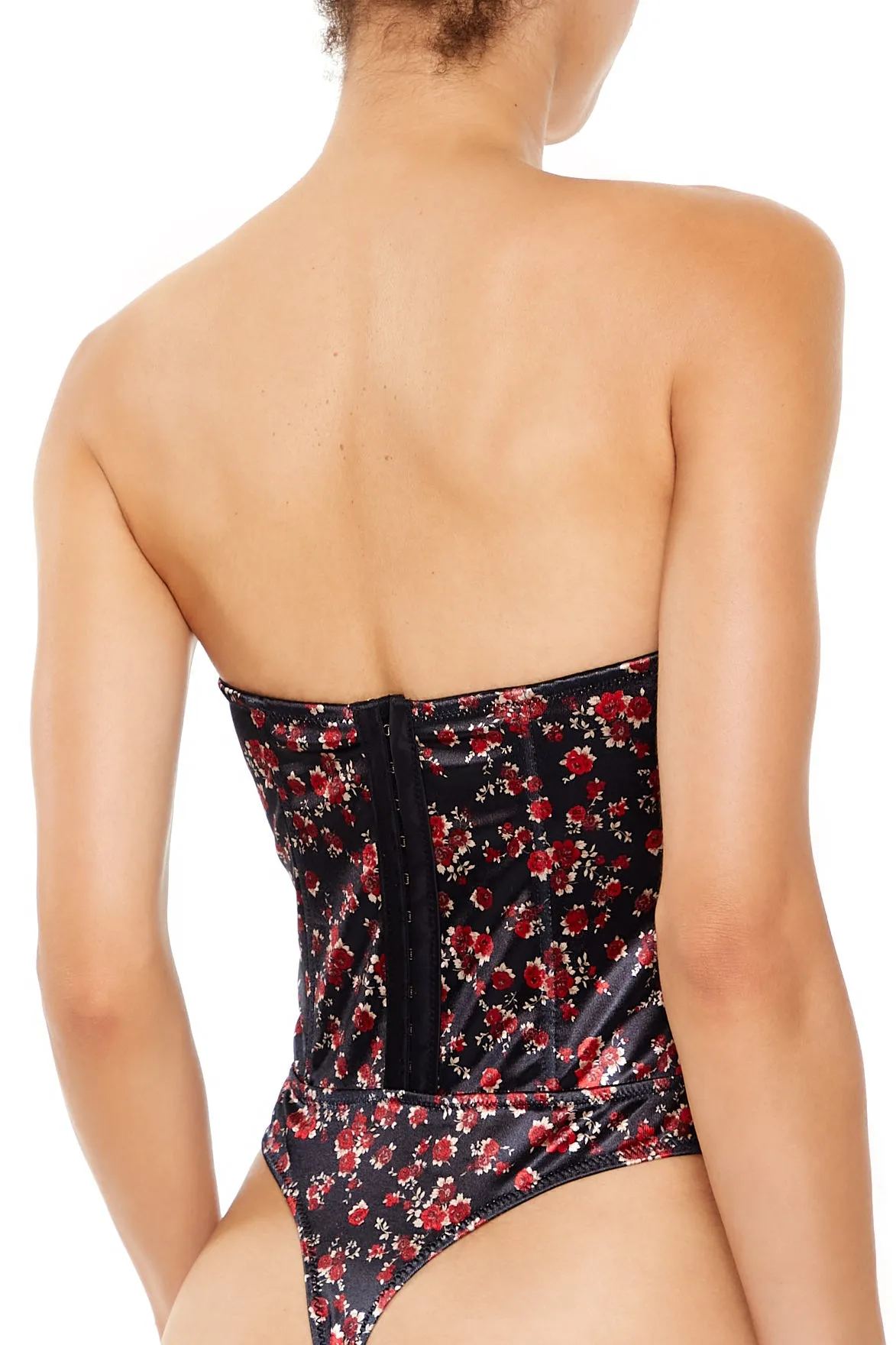 Floral Print Lingerie Bodysuit sold by Urban Planet product image thumbnail 2