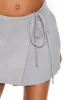 Pleated Mock Wrap Mini Skirt sold by Urban Planet