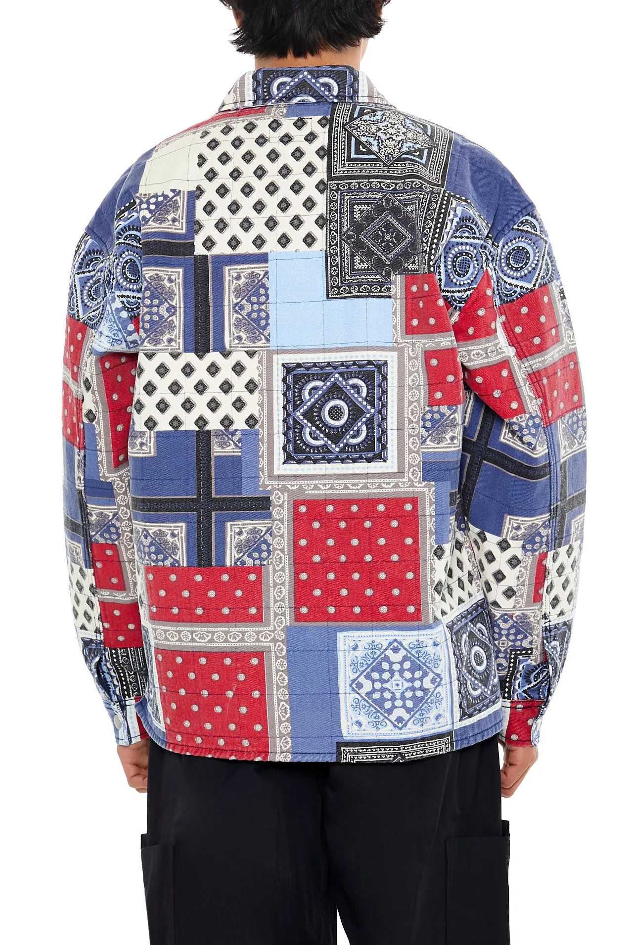 Patchwork Denim Jacket sold by Urban Planet product image thumbnail 2
