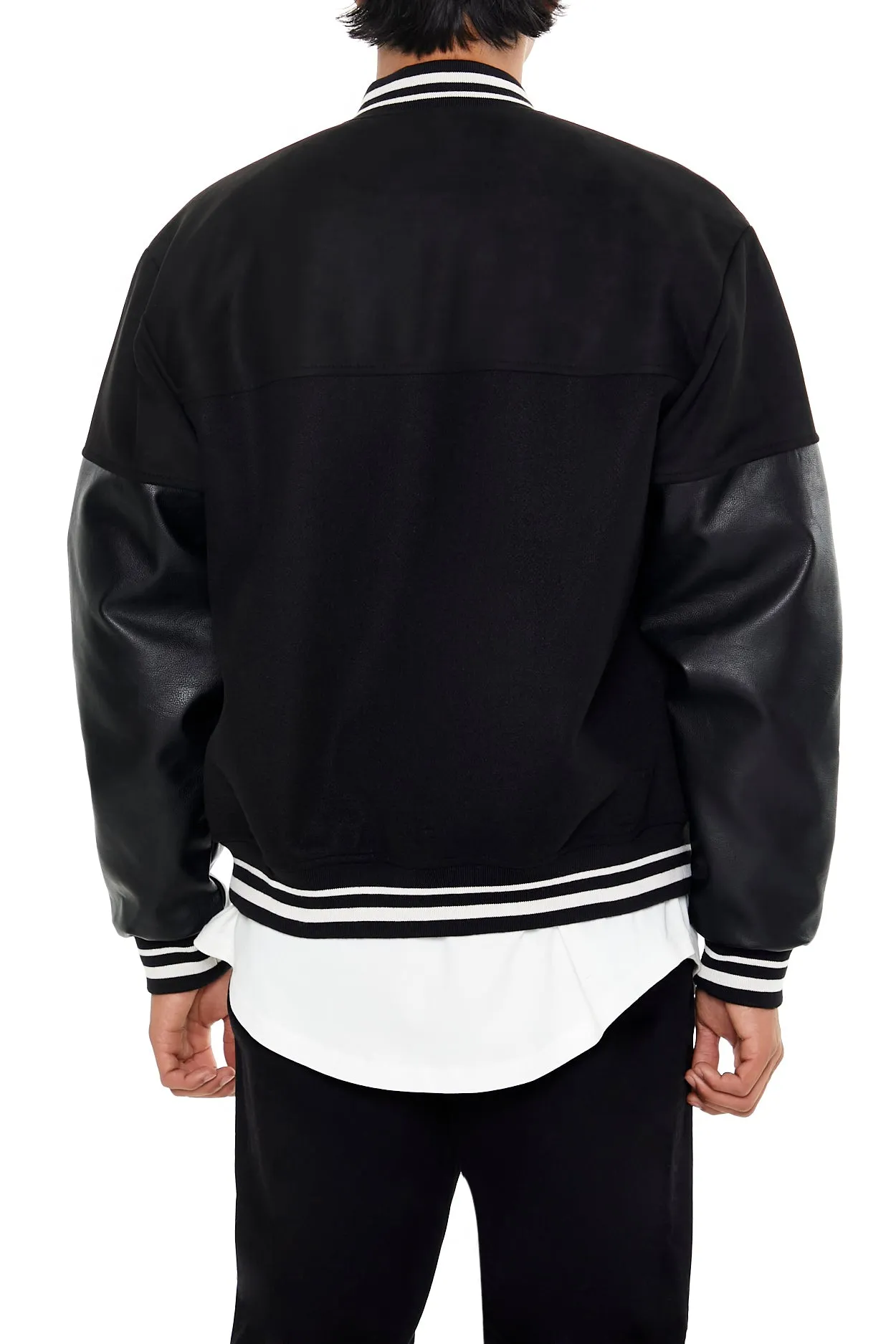 LA Chenille Patch Varsity Jacket sold by Urban Planet product image thumbnail 2