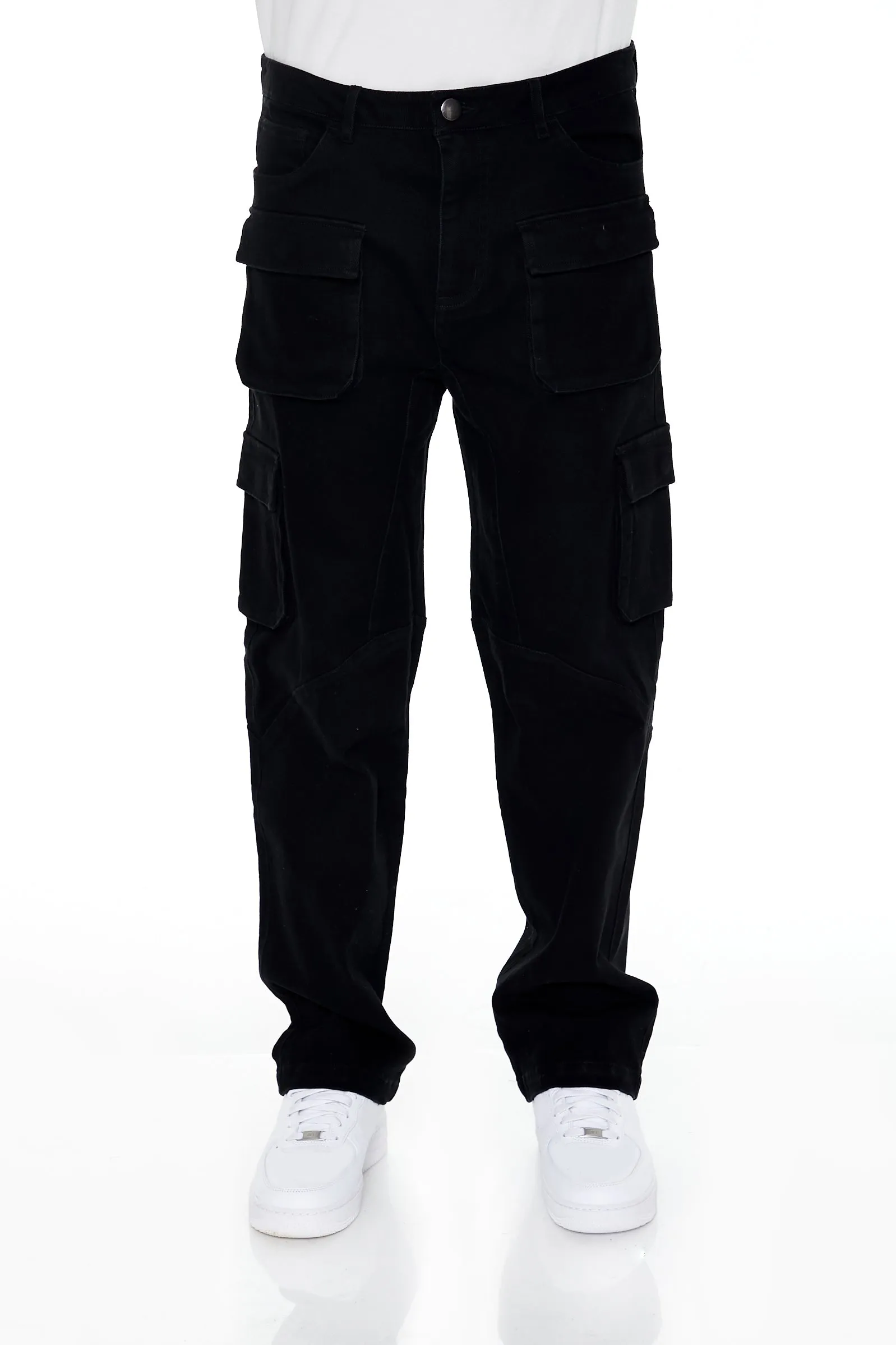 Straight Leg Twill Cargo Pant sold by Urban Planet