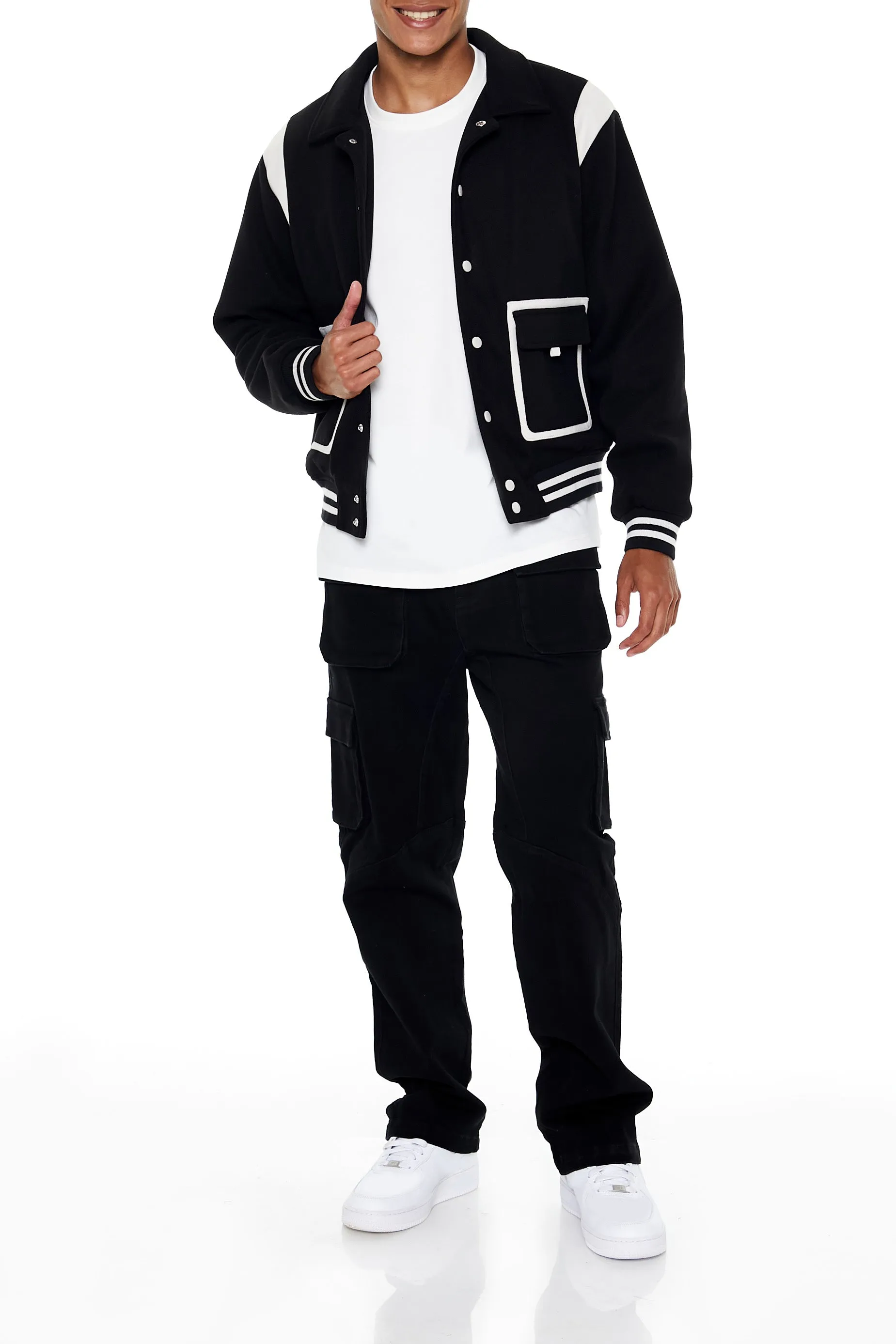 Pantalon cargo à jambe droite en sergé sold by Urban Planet product image thumbnail 2