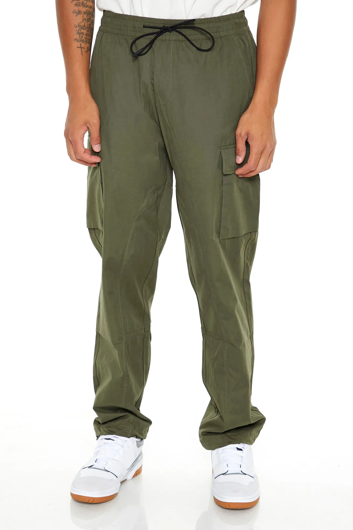 Toggle Drawstring Cargo Jogger sold by Urban Planet