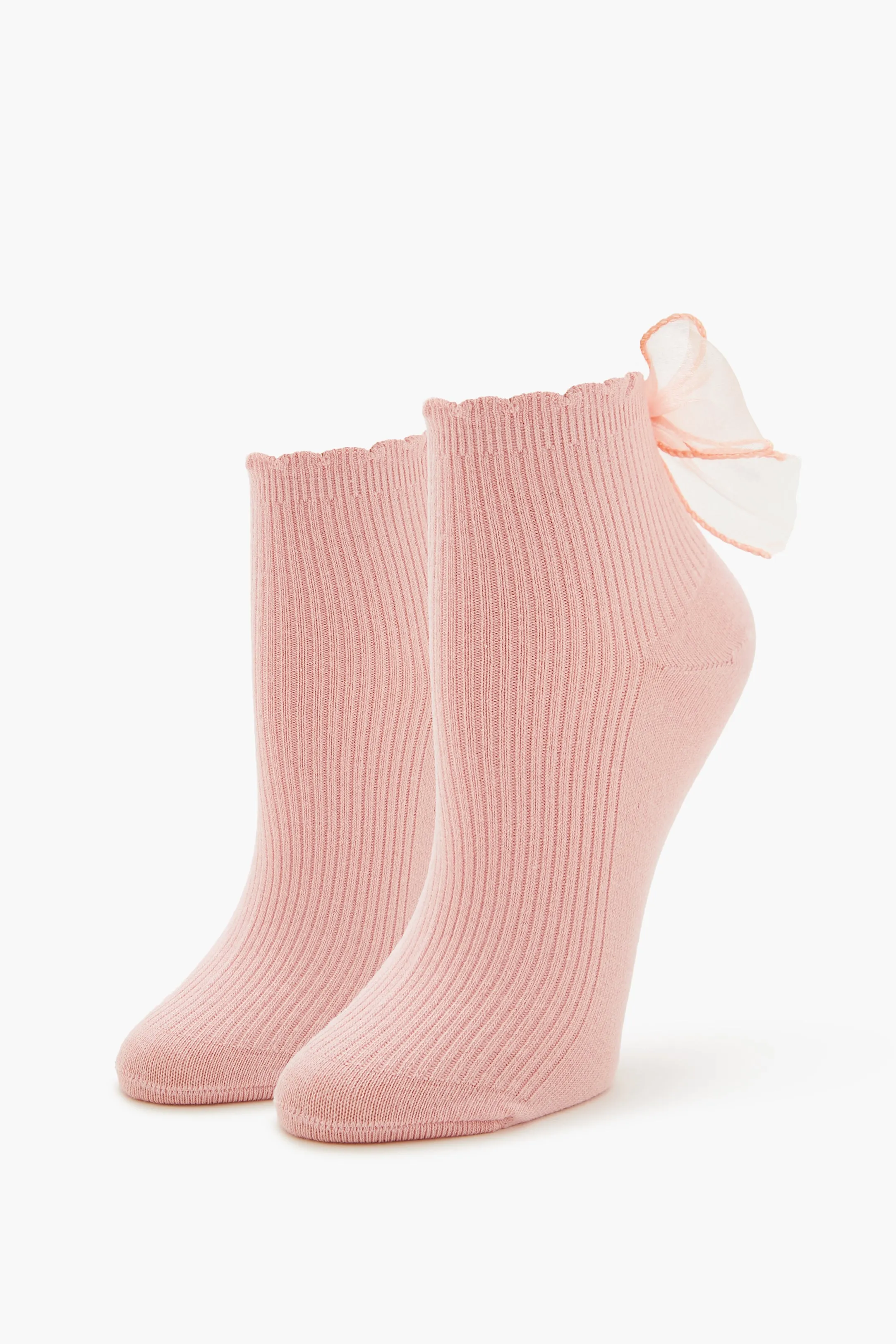Bow Ribbon Ankle Socks sold by Urban Planet